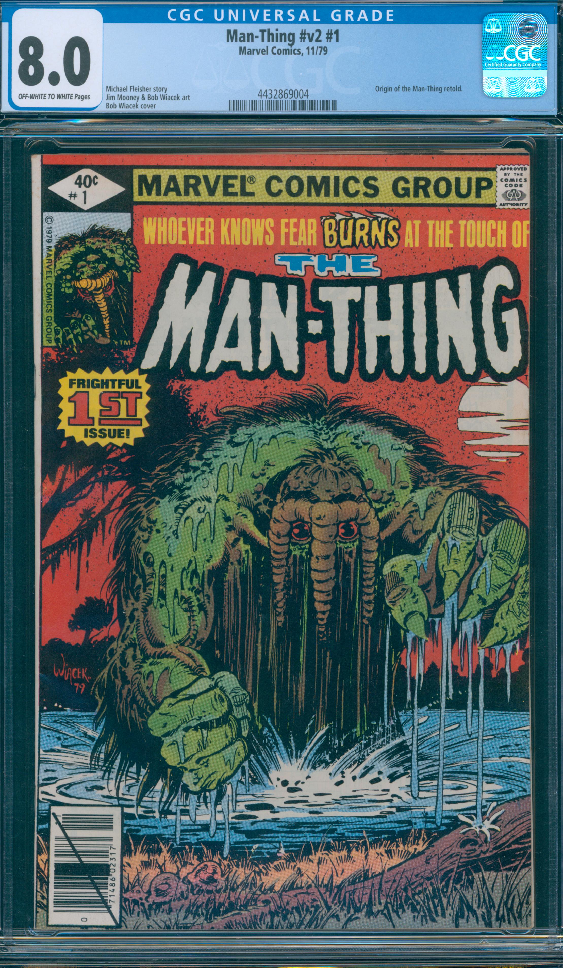 Man-Thing #v2 #1 CGC 8.0
