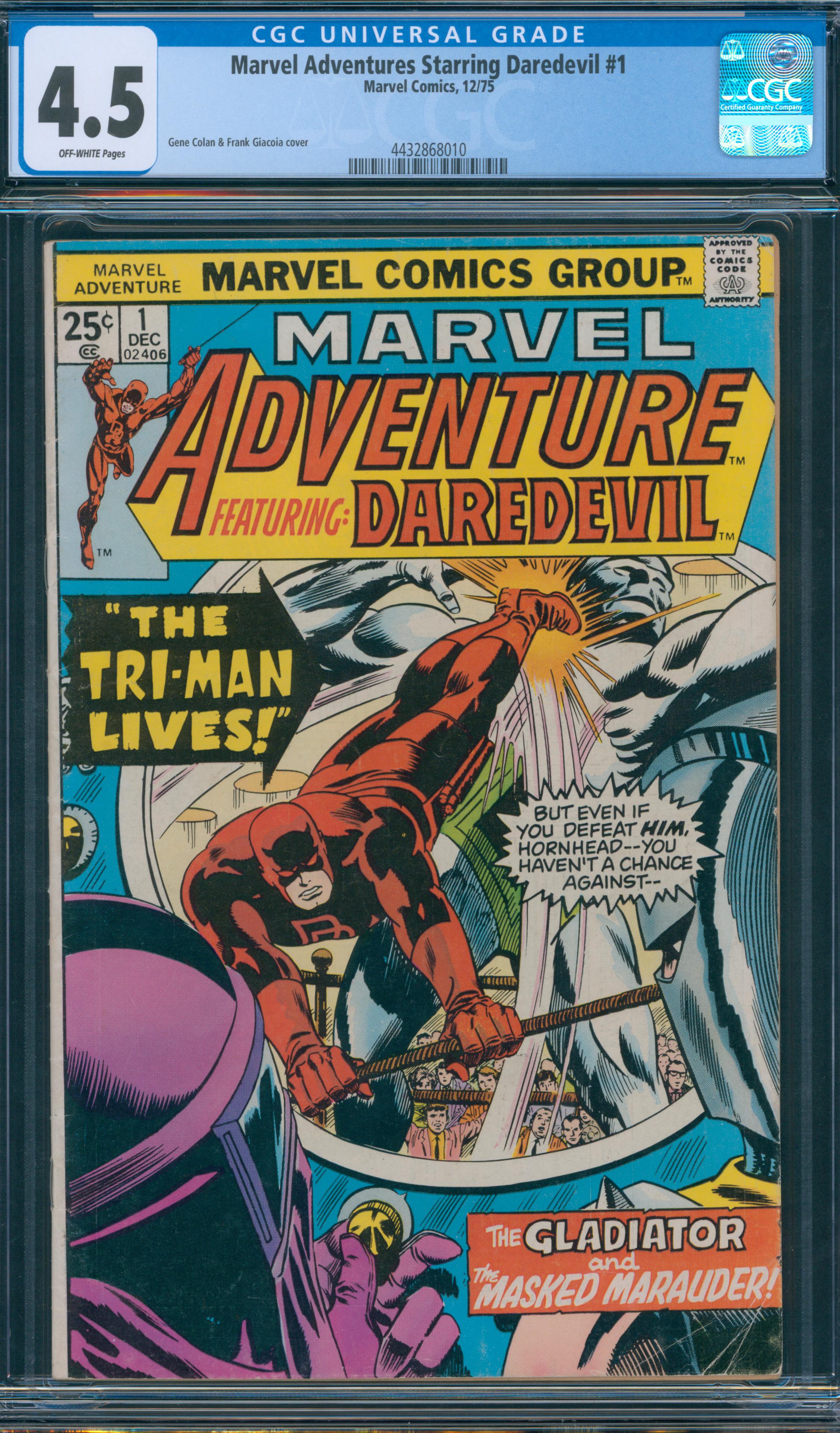Marvel Adventures Starring Daredevil #1 CGC 4.5