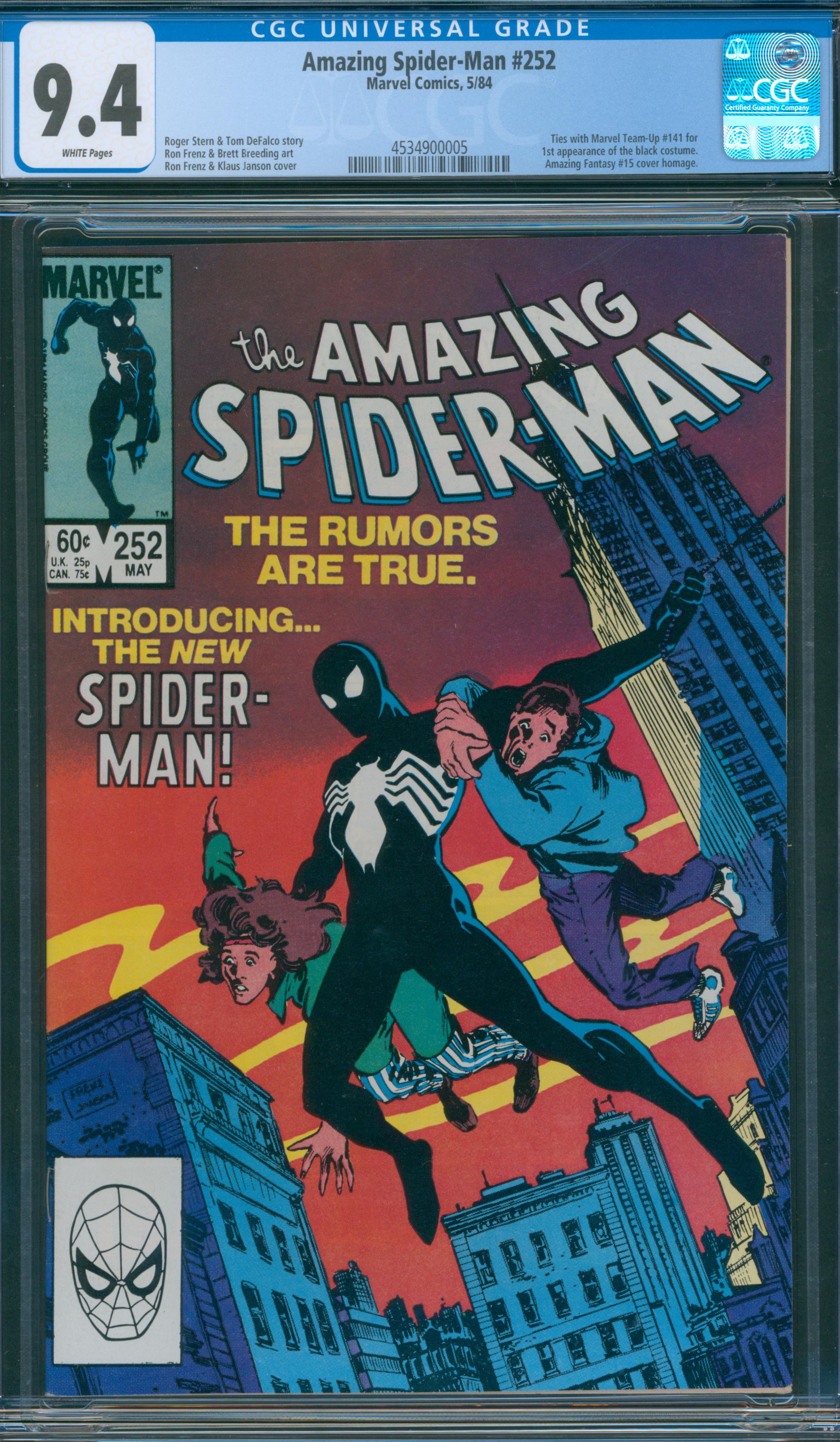 Amazing Spider-Man #252 CGC 9.4