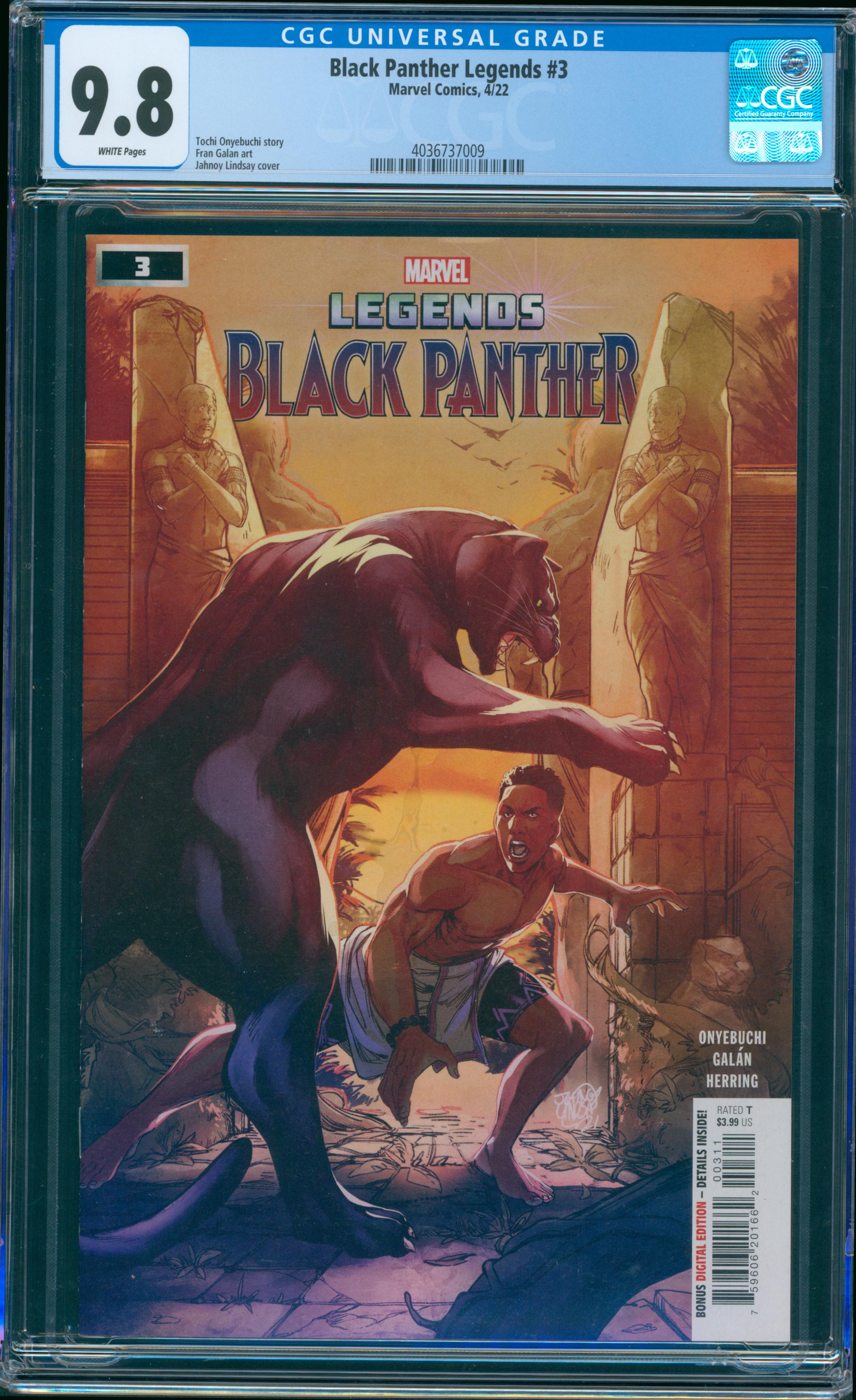 Black Panther Legends #3 CGC 9.8