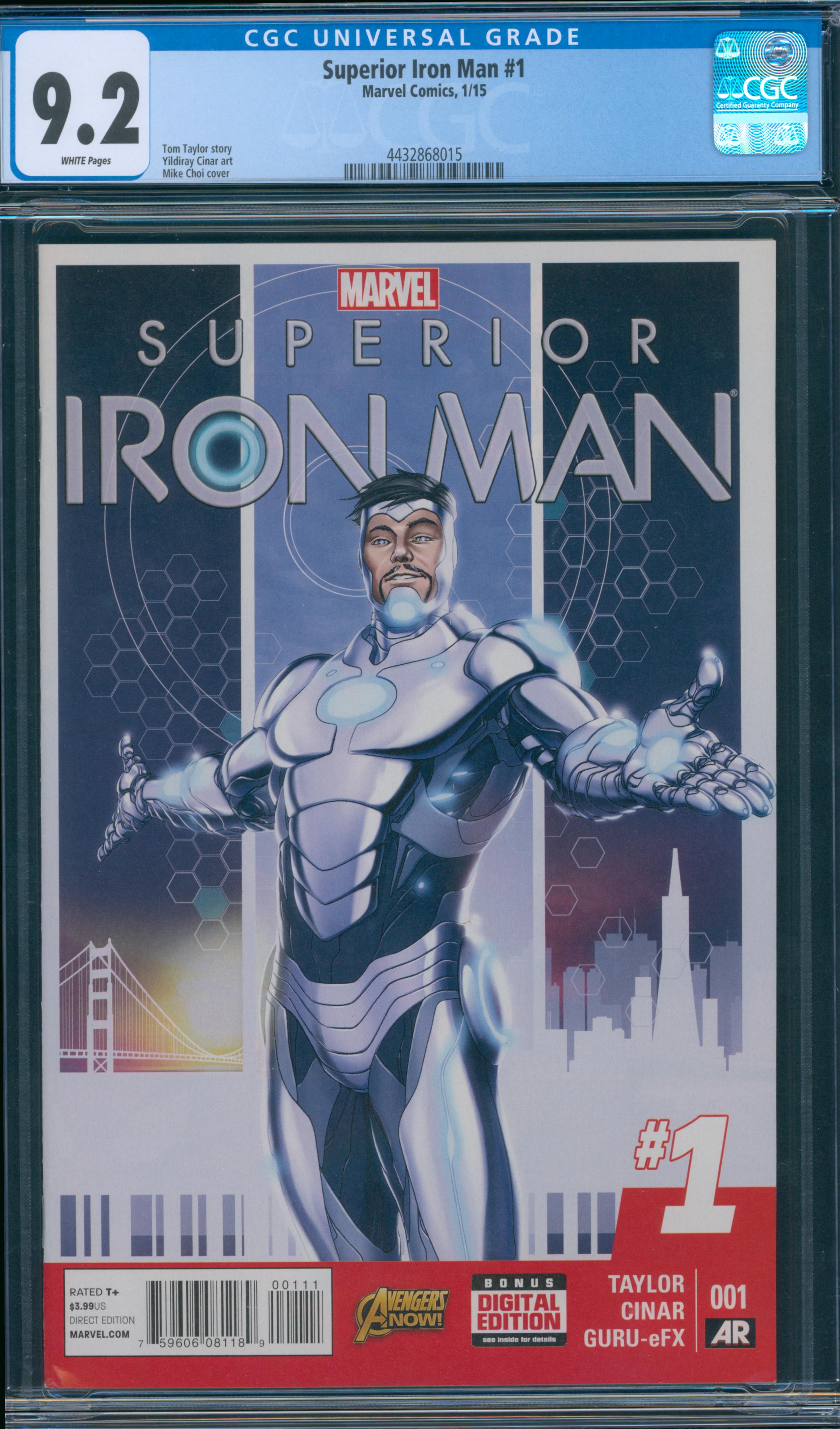 Superior Iron Man #1 CGC 9.2