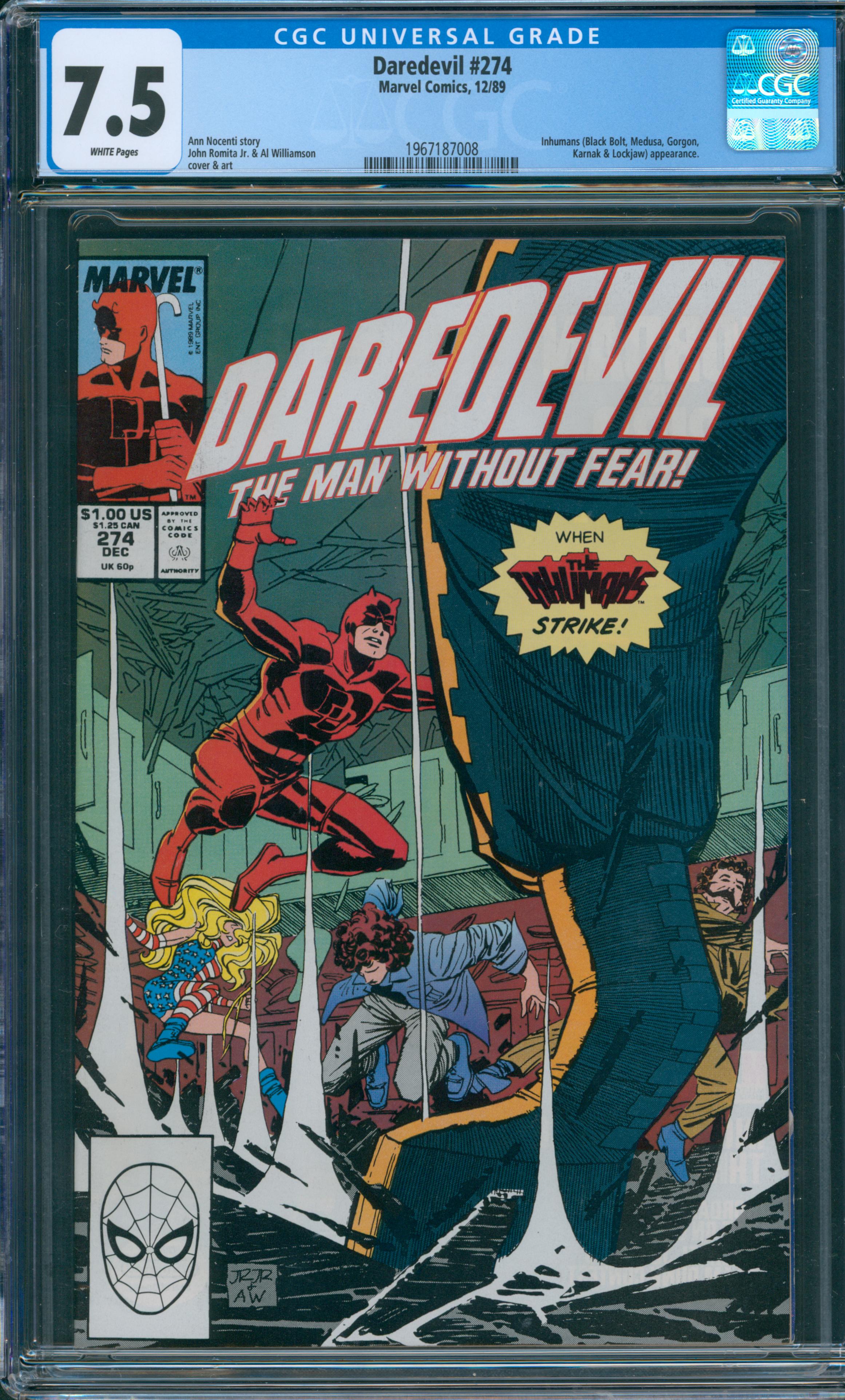 Daredevil #274 CGC 7.5
