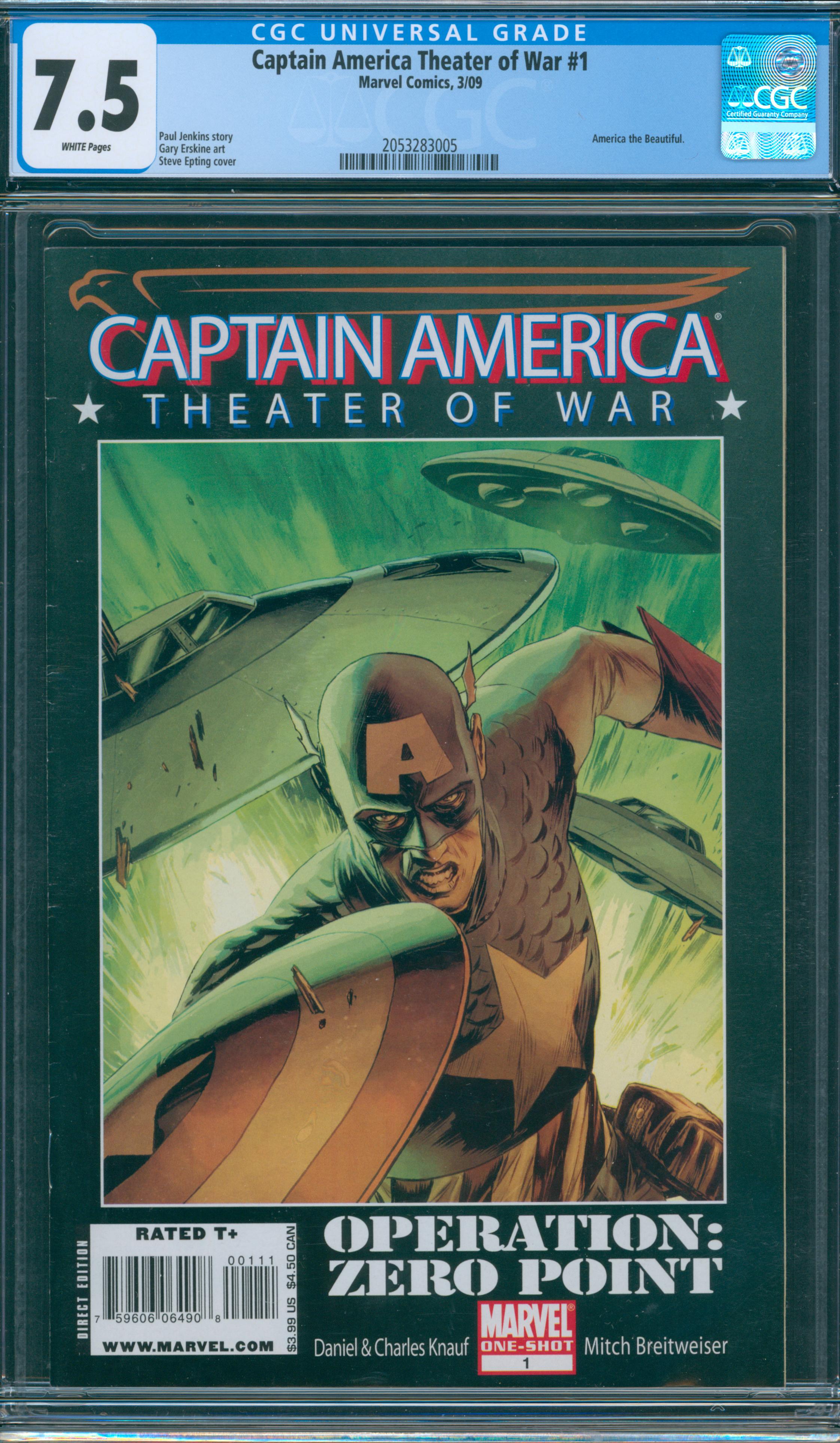 Captain America Theater of War #1 CGC 7.5
