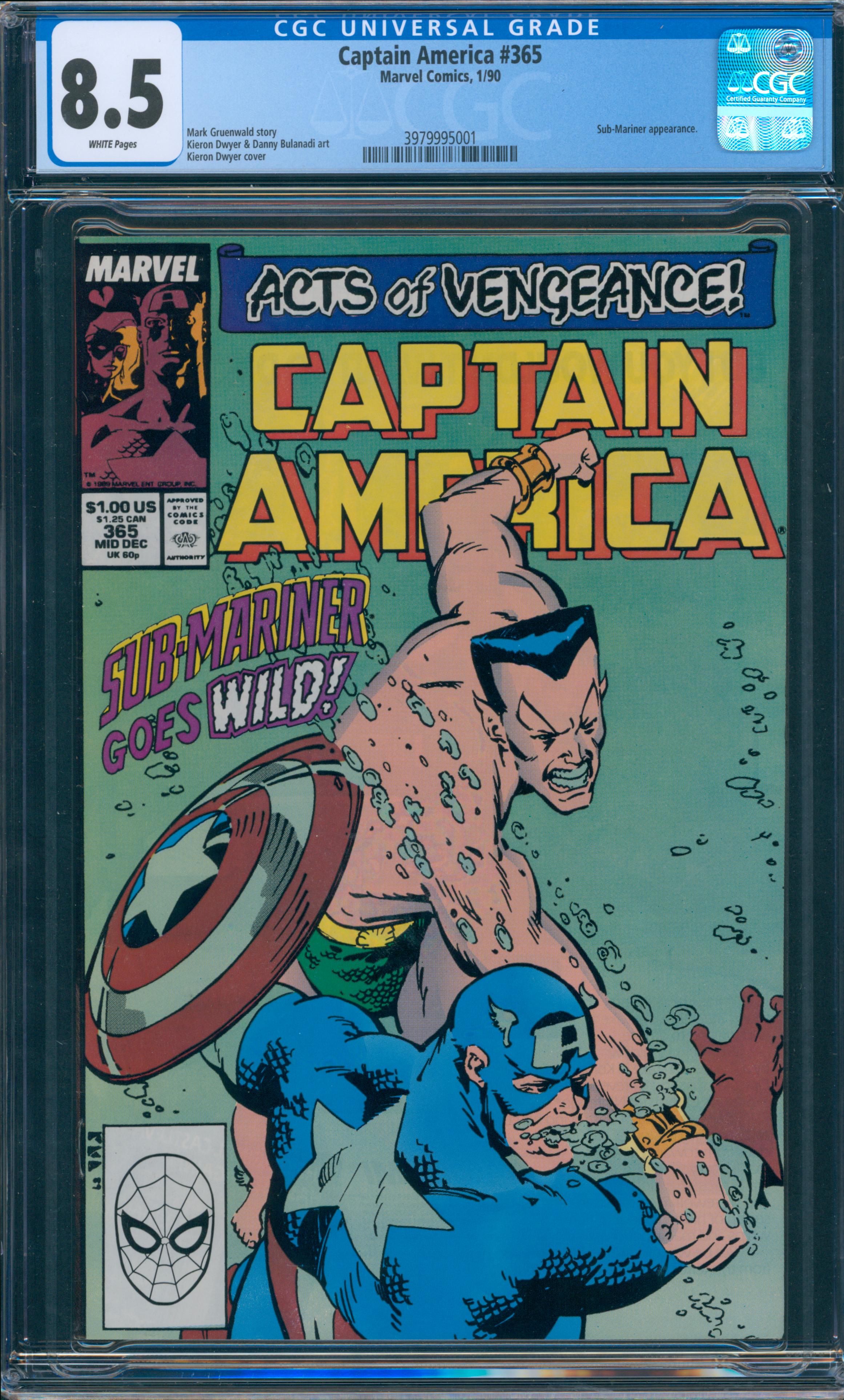 Captain America #365 CGC 8.5