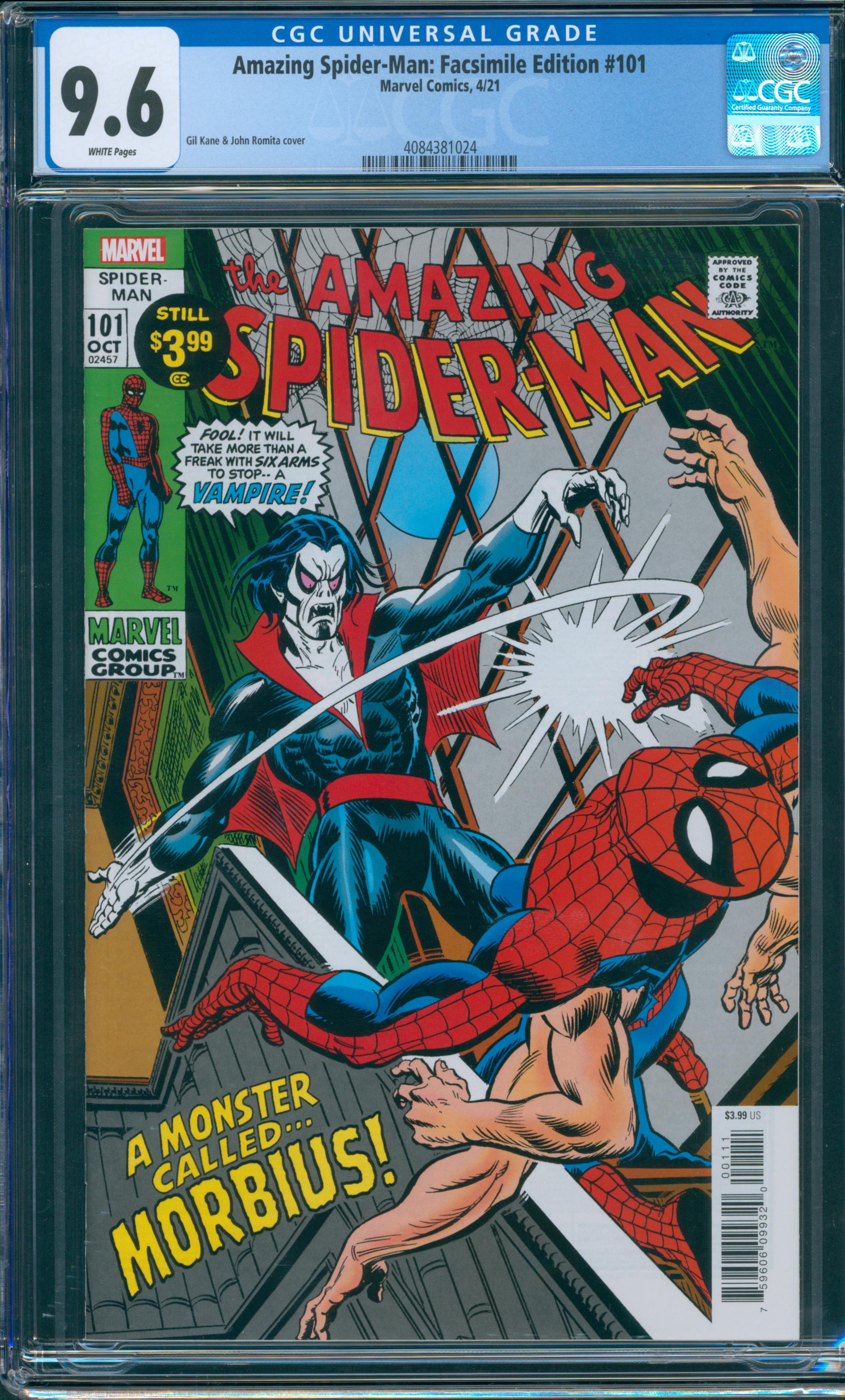 Amazing Spider-Man: Facsimile Edition #101 CGC 9.6