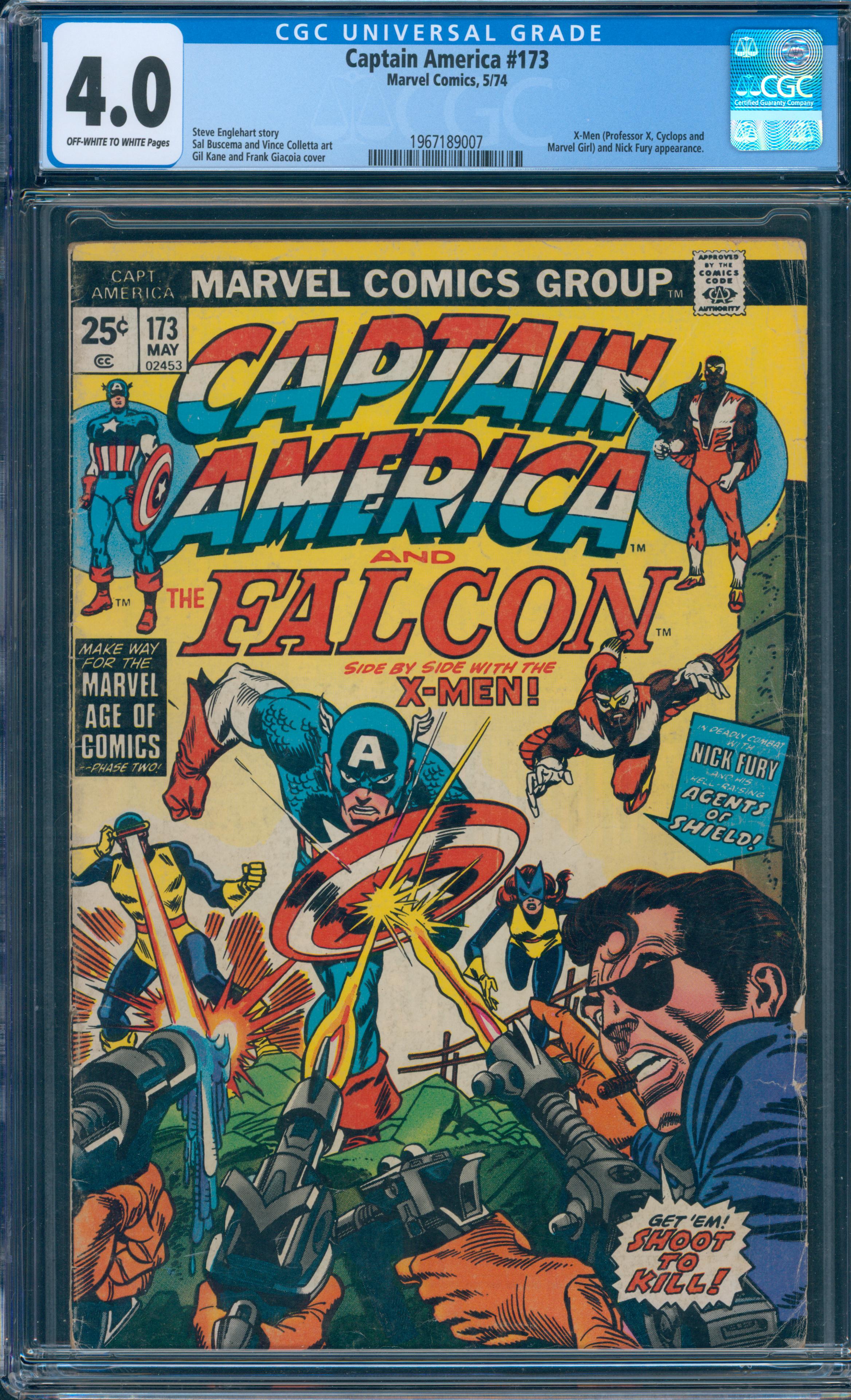Captain America #173 CGC 4.0