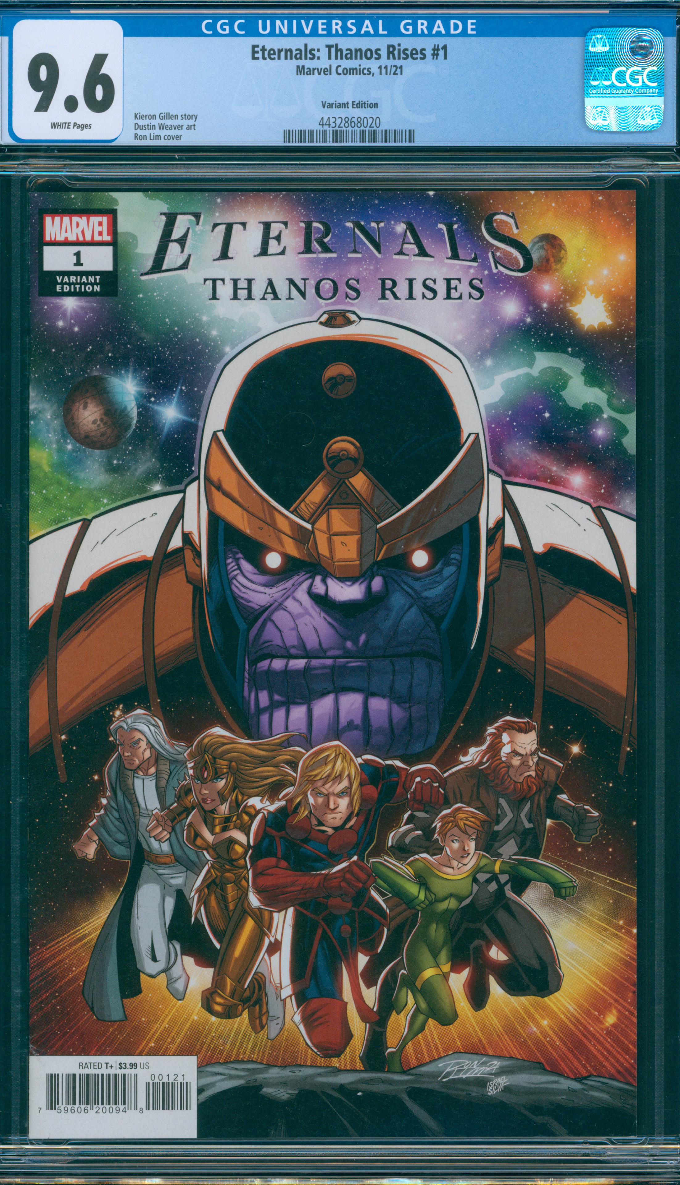 Eternals: Thanos Rises #1 CGC 9.8