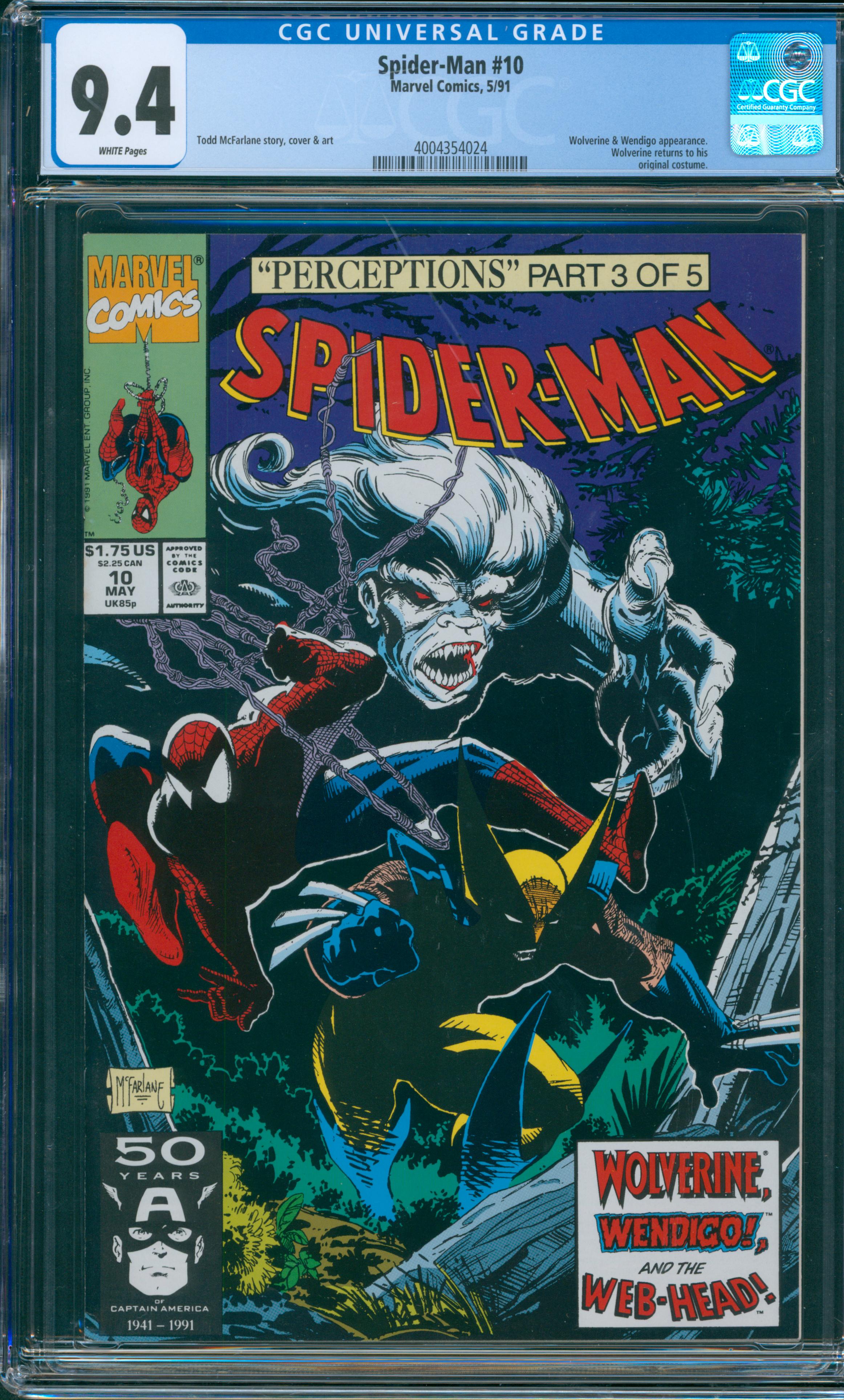 Spider-Man #10 CGC 9.4