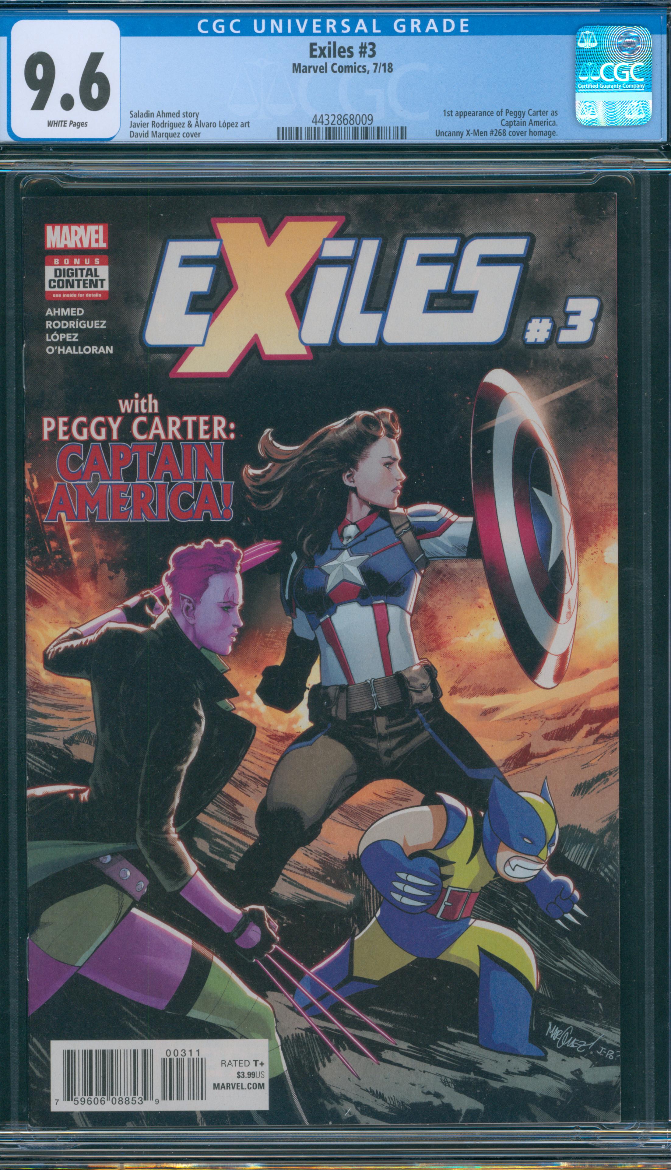 Exiles #3 CGC 9.6
