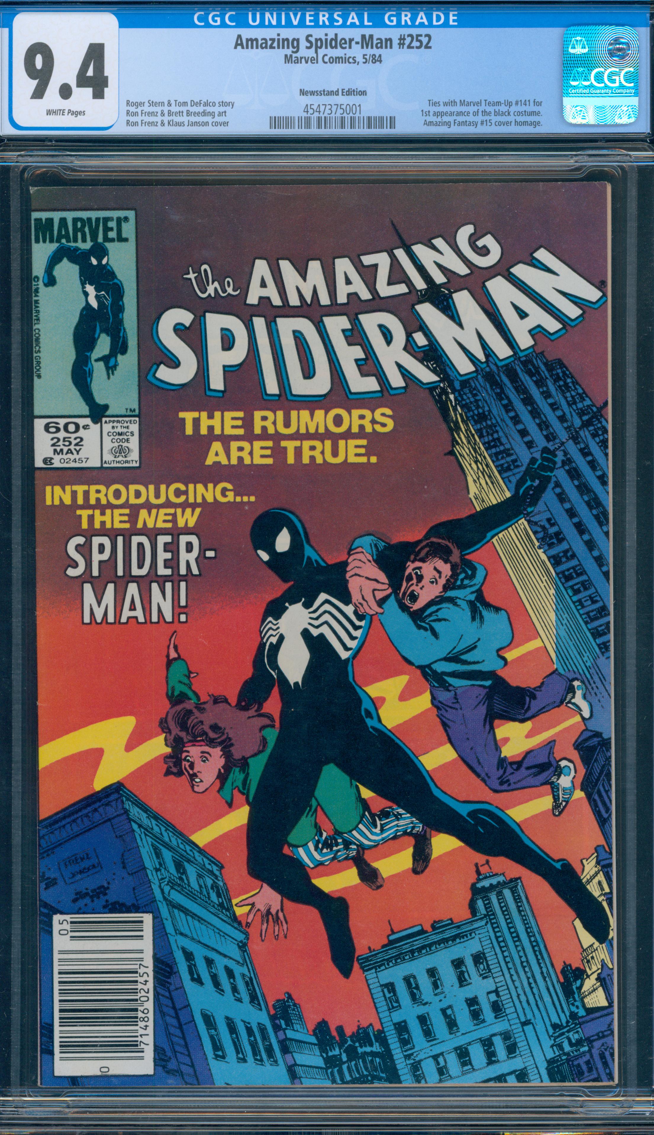 Amazing Spider-Man #252 CGC 9.4