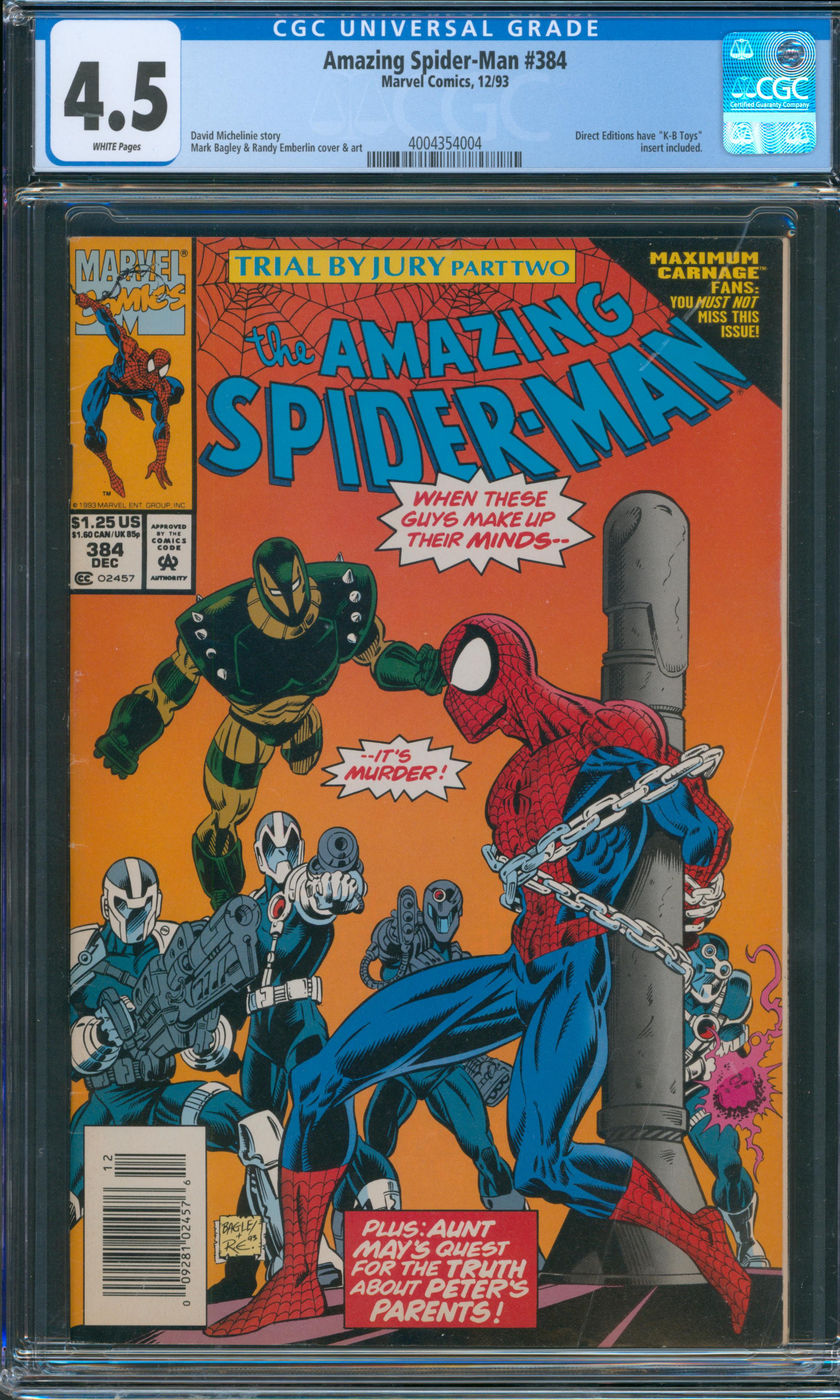 Amazing Spider-Man #384 CGC 4.5