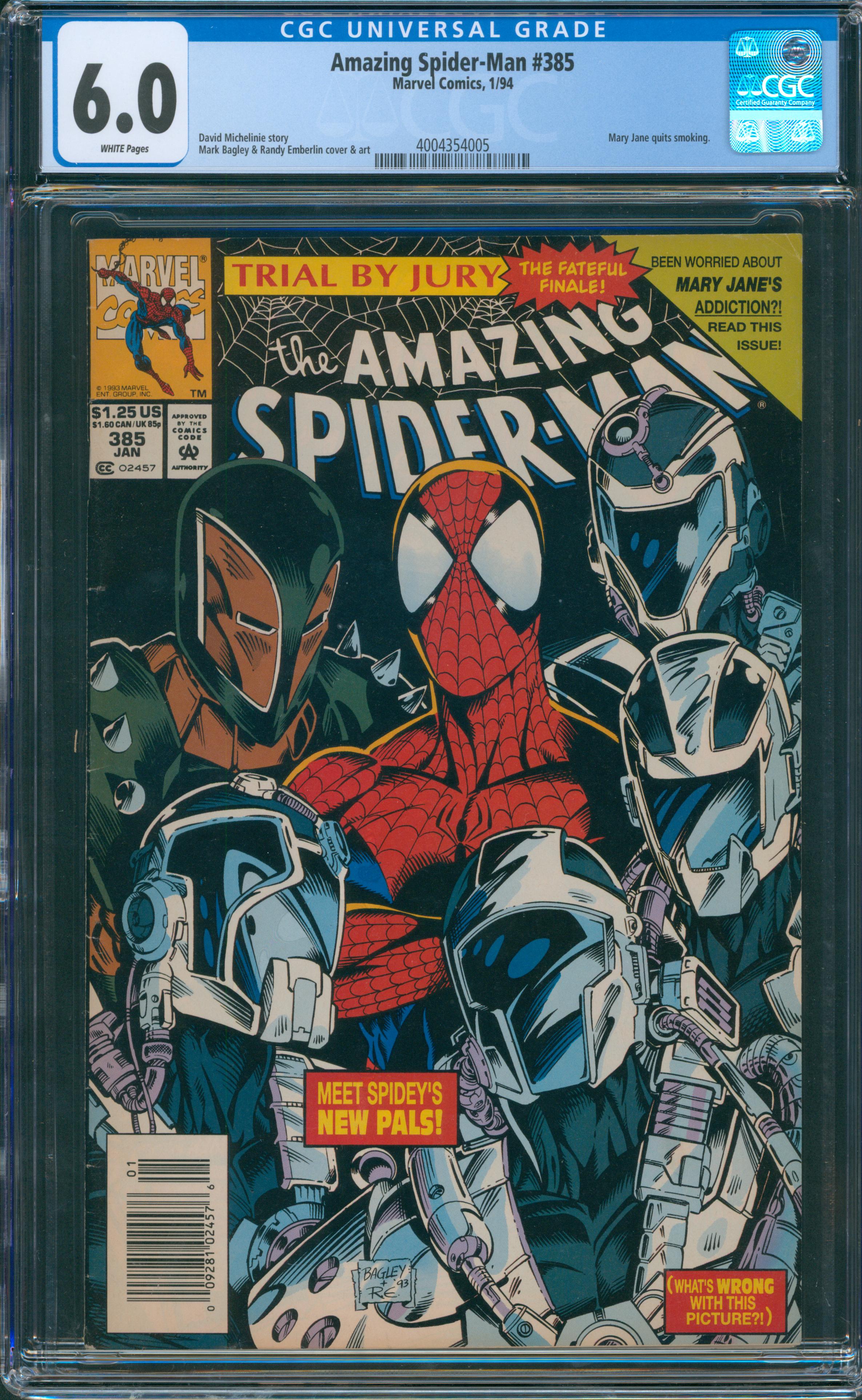 Amazing Spider-Man #385 CGC 6.0