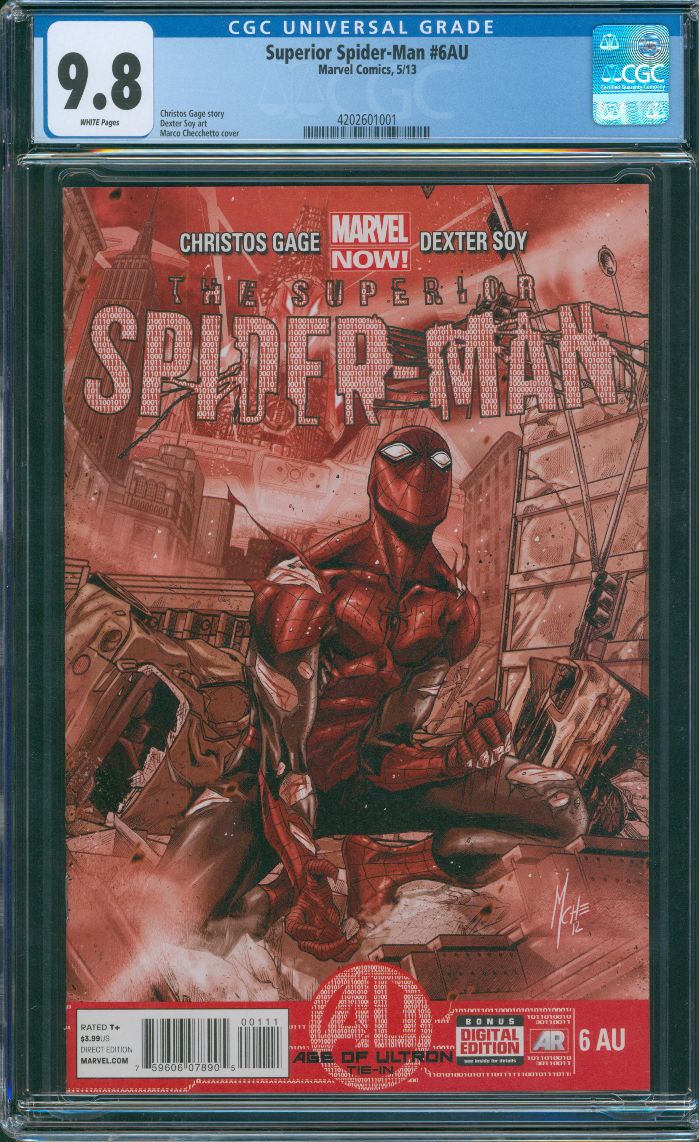 Superior Spider-Man #6AU CGC 9.8