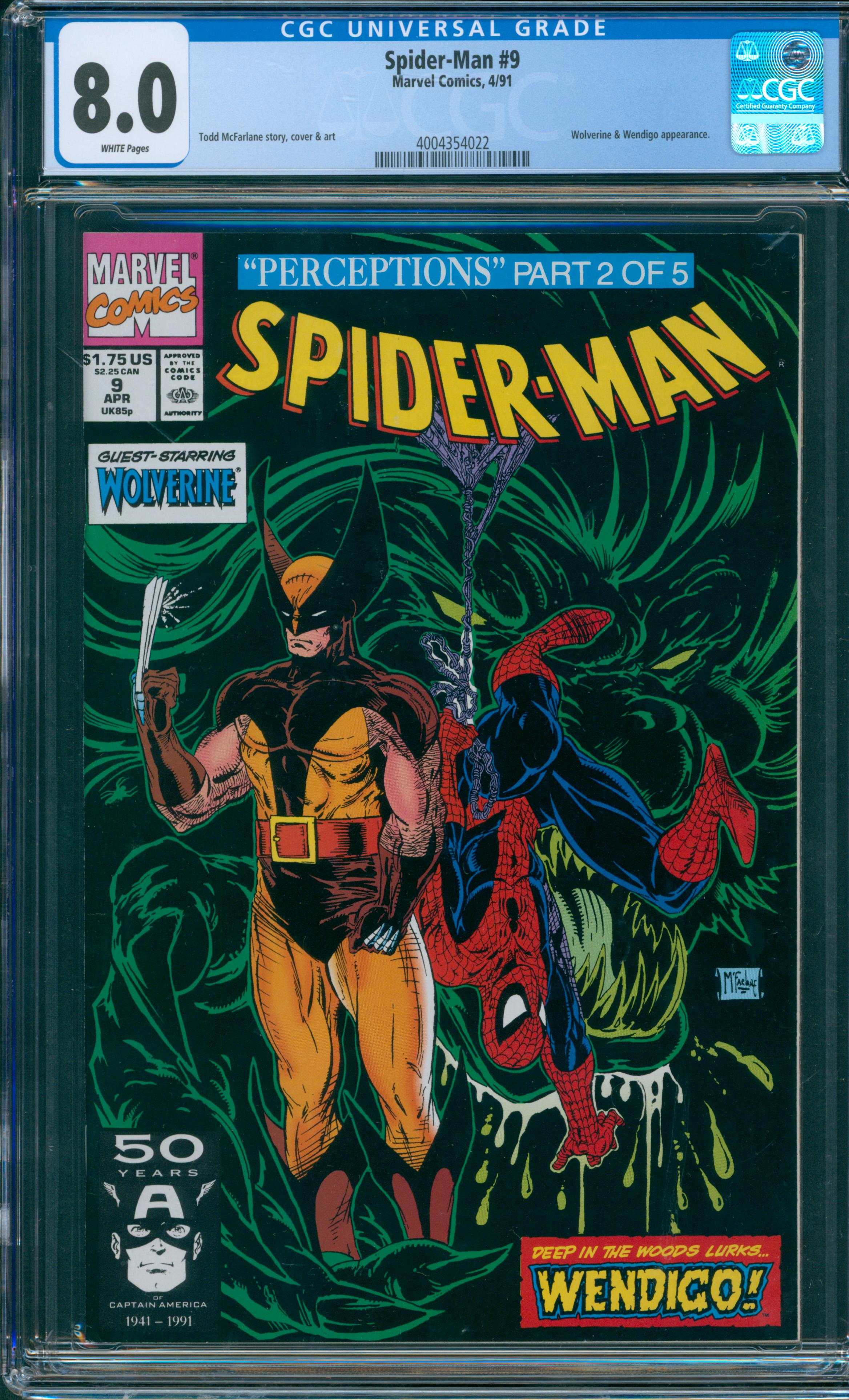 Spider-Man #9 CGC 8.0
