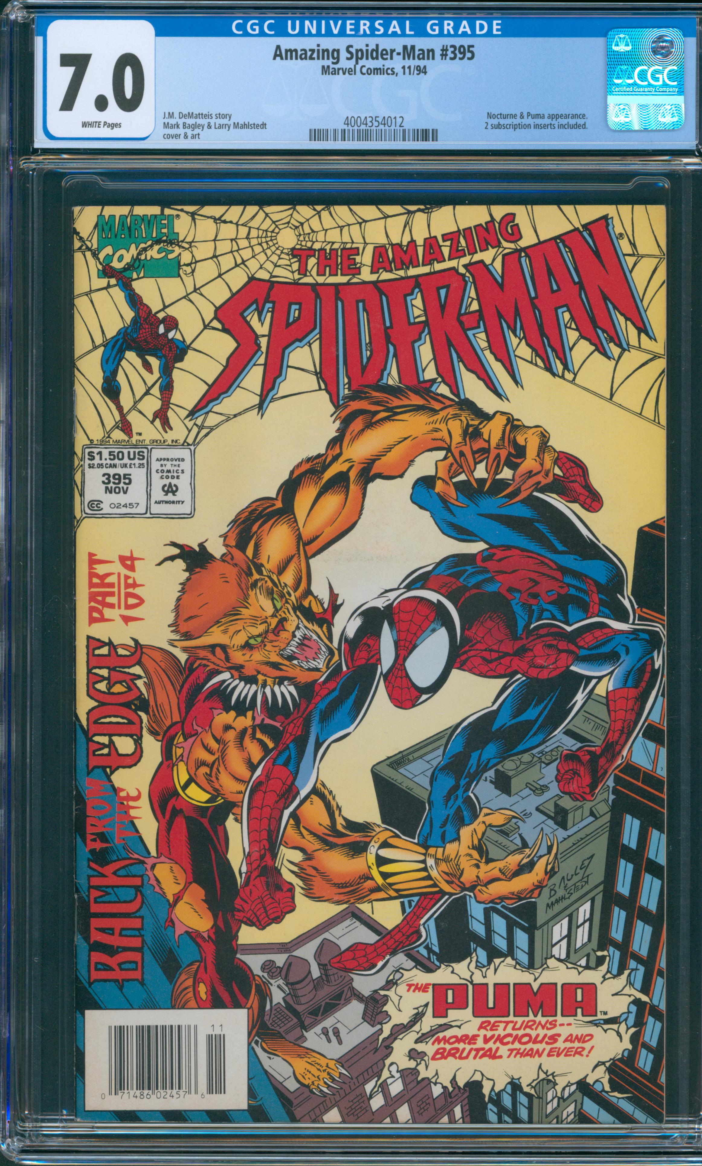 Amazing Spider-Man #395 CGC 7.0