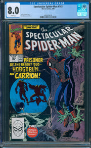 Spectacular Spider-Man #163 CGC 8.0