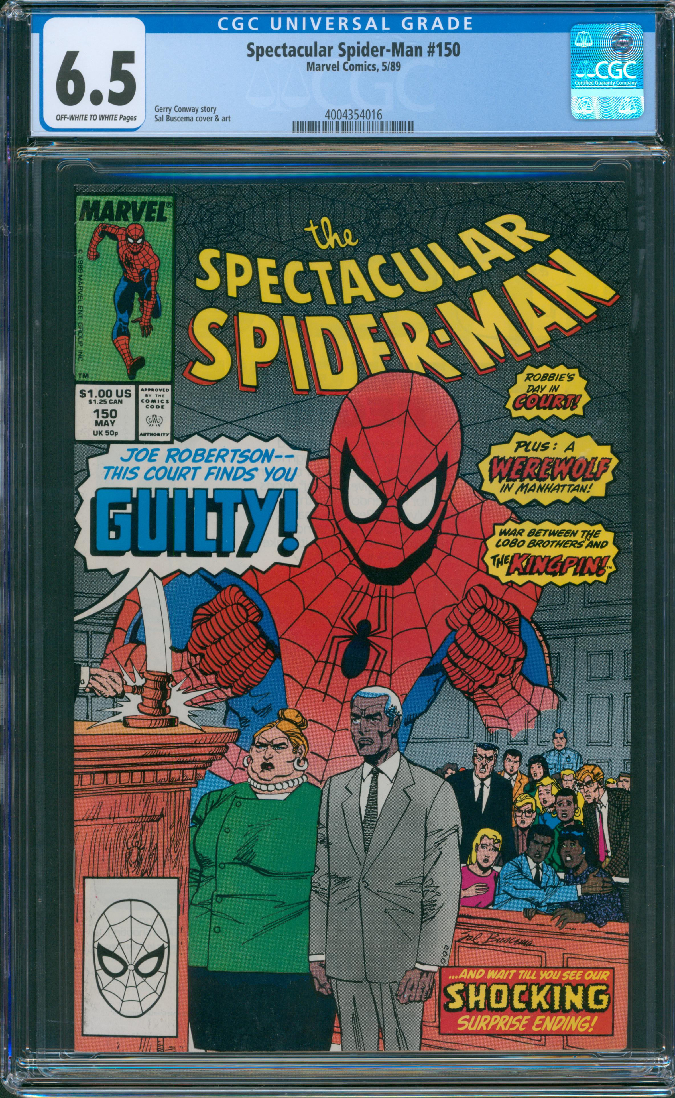 Spectacular Spider-Man #150 CGC 6.5