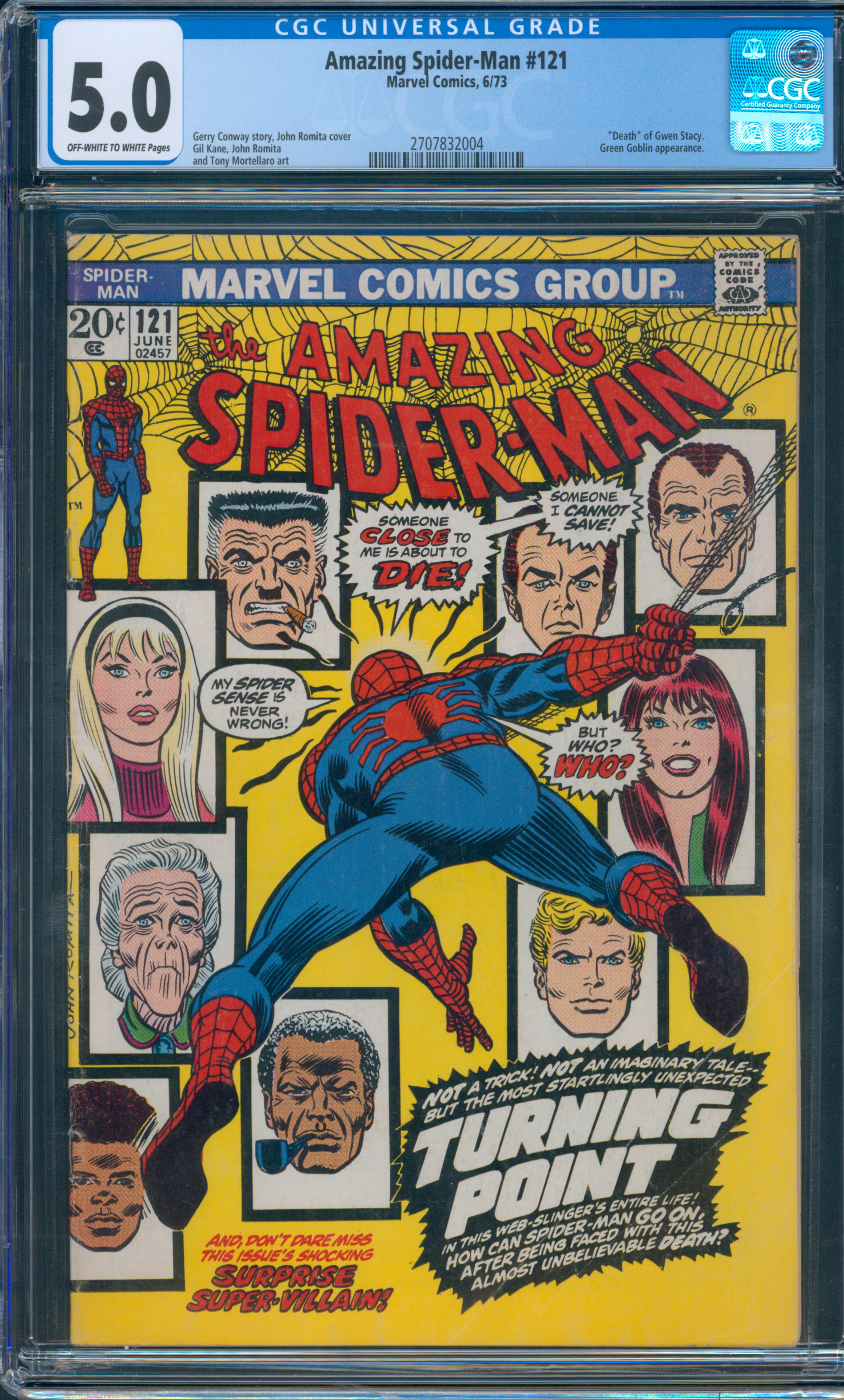 Amazing Spider-Man #121 CGC 5.0