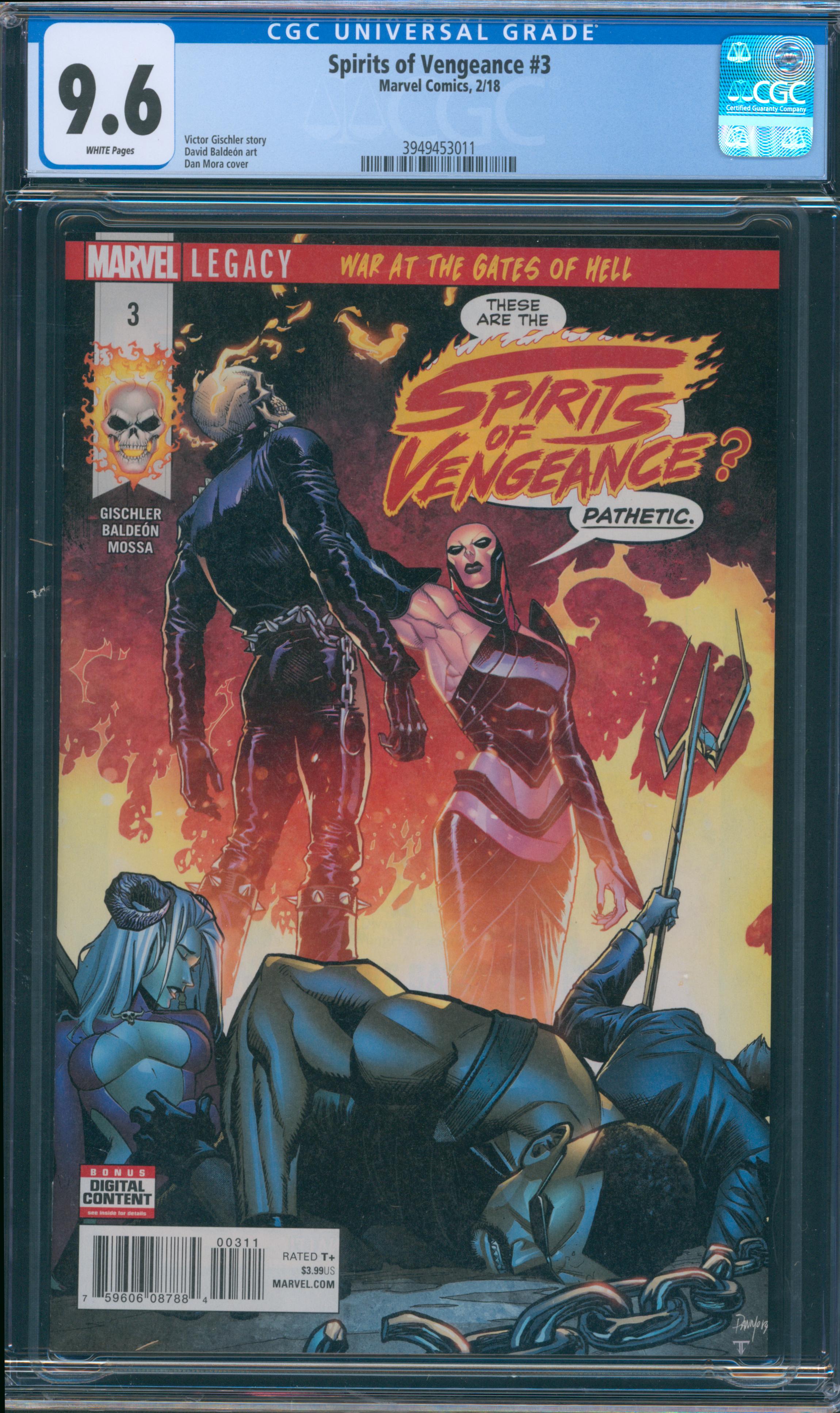 Spirits of Vengeance #3 CGC 9.6