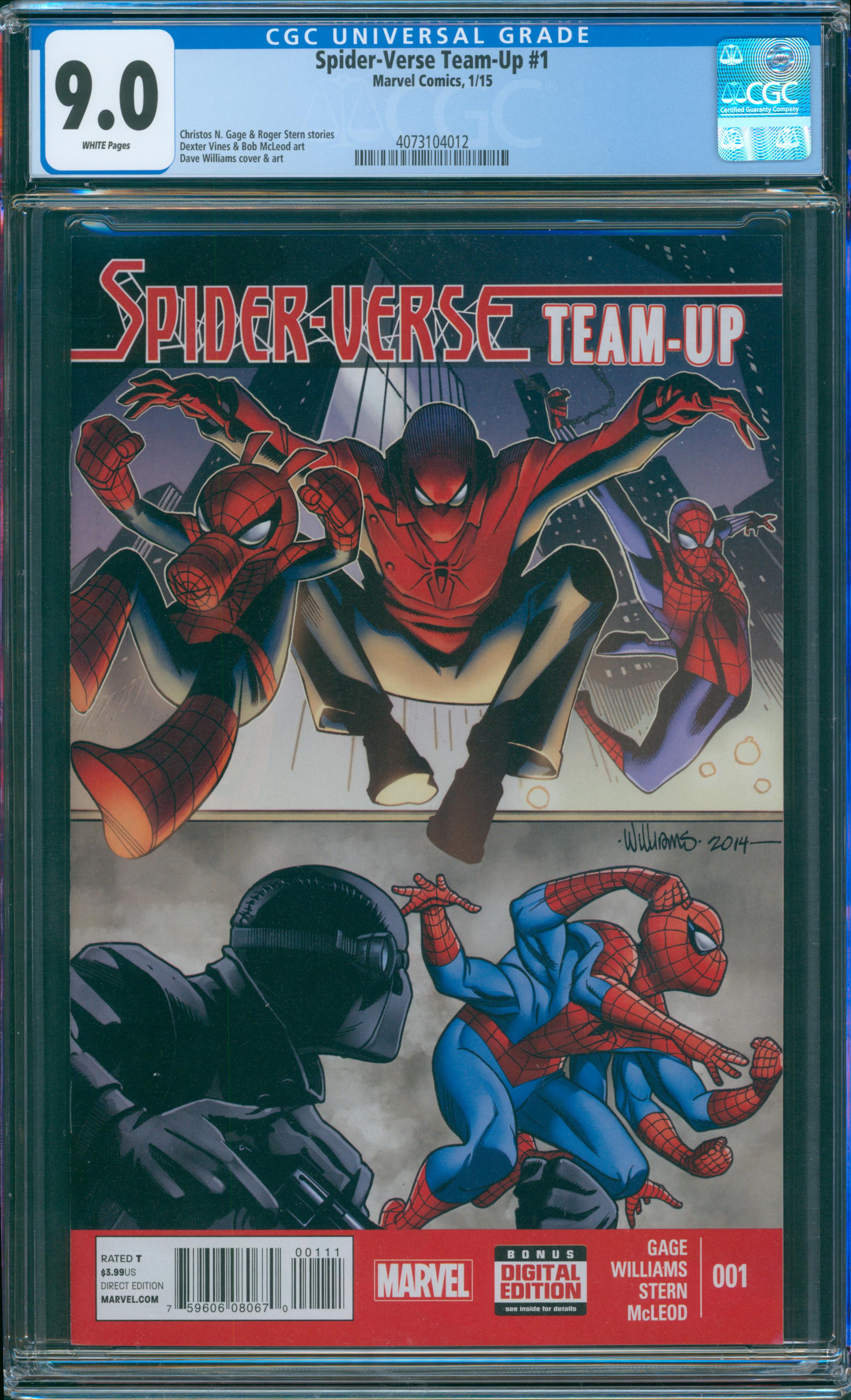 Spider-Verse Team Up #1 CGC 9.0