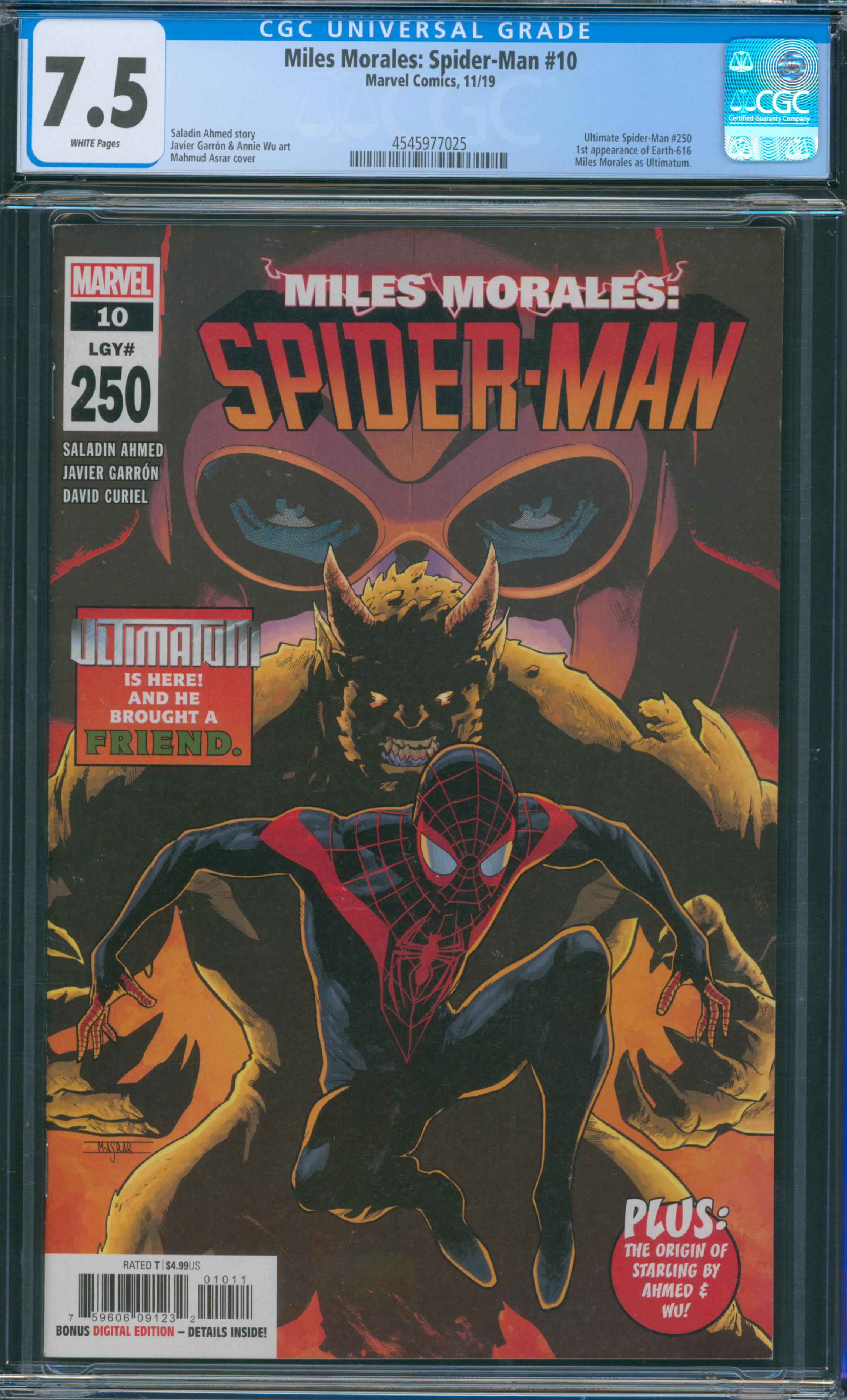 Miles Morales: Spider-Man #10 CGC 7.5