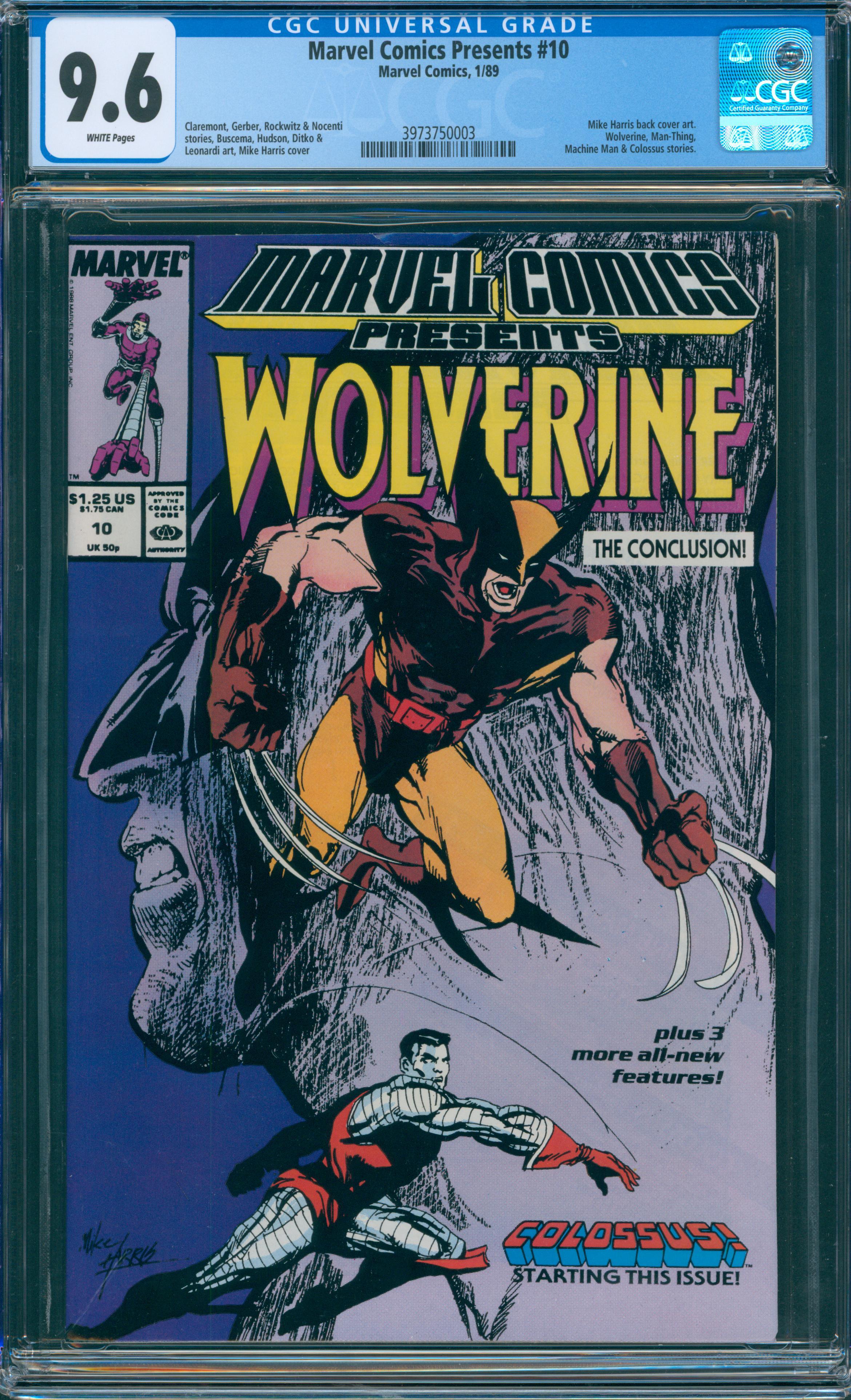 Marvel Comics Presents #10 CGC 9.6