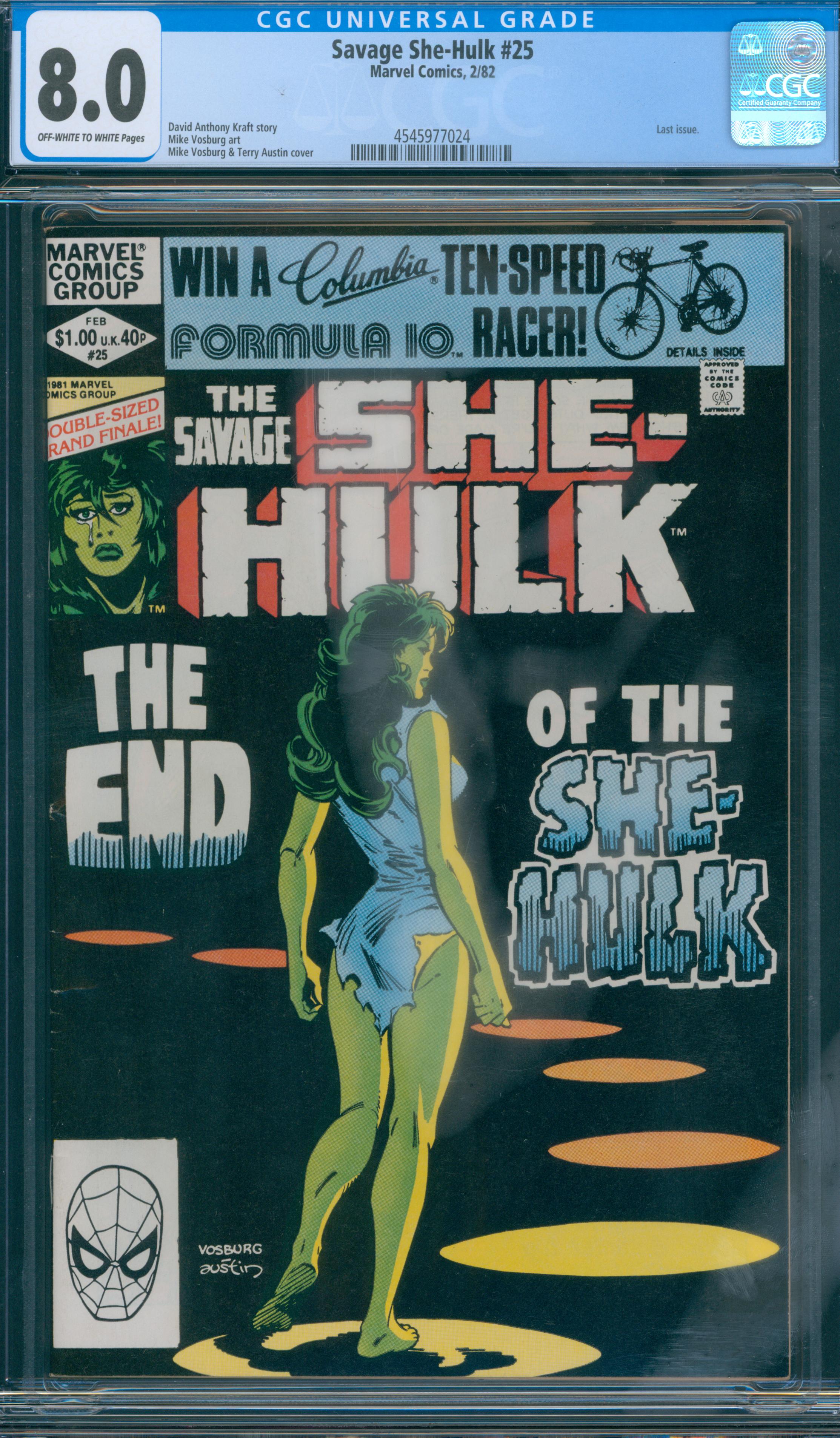 Savage She-Hulk #25 CGC 8.0