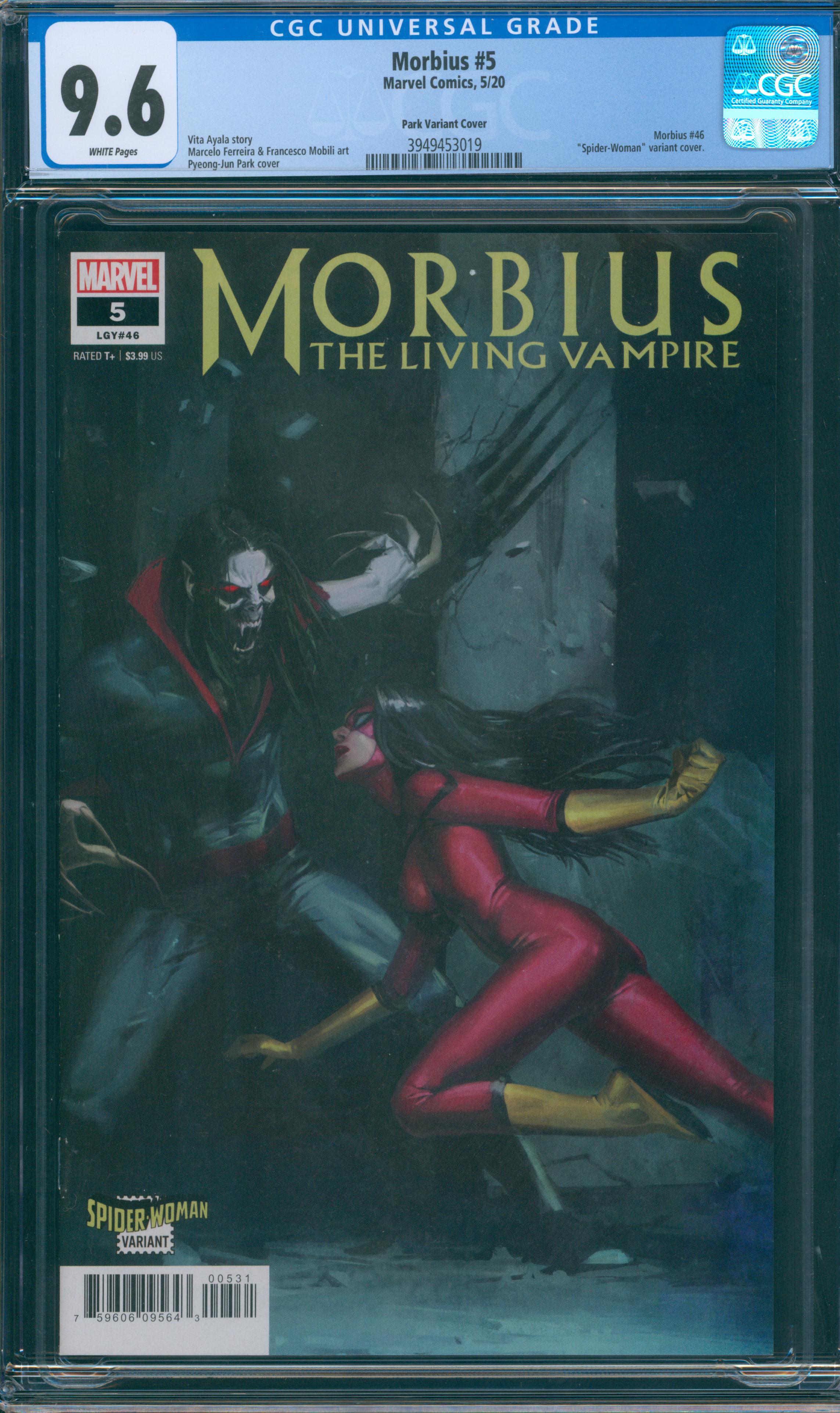 Morbius #5 CGC 9.6