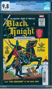 Black Knight: Facsimile Edition #1 CGC 9.8