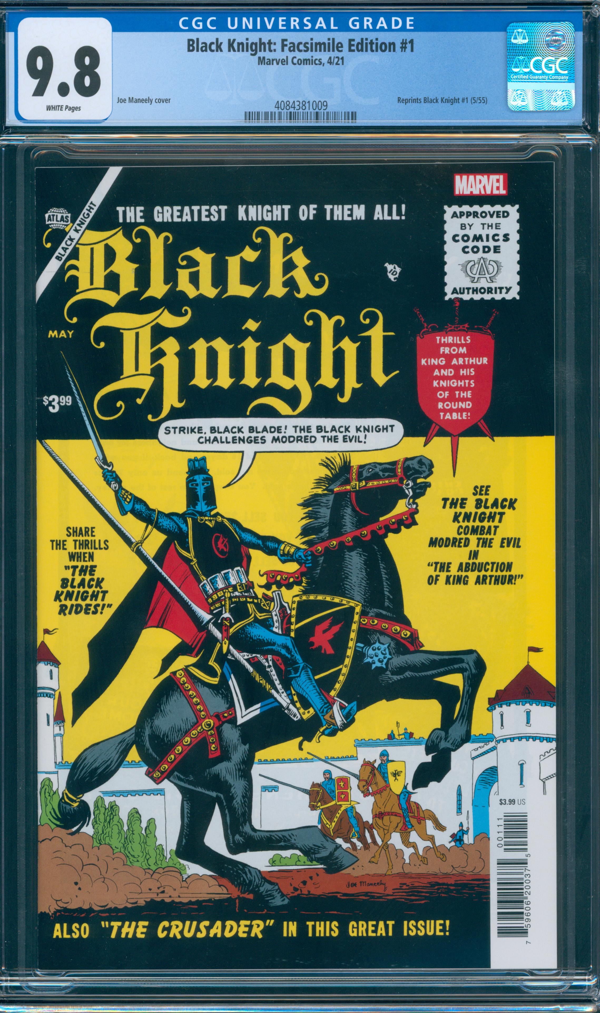 Black Knight: Facsimile Edition #1 CGC 9.8
