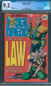 Judge Dredd #1 CGC 9.2