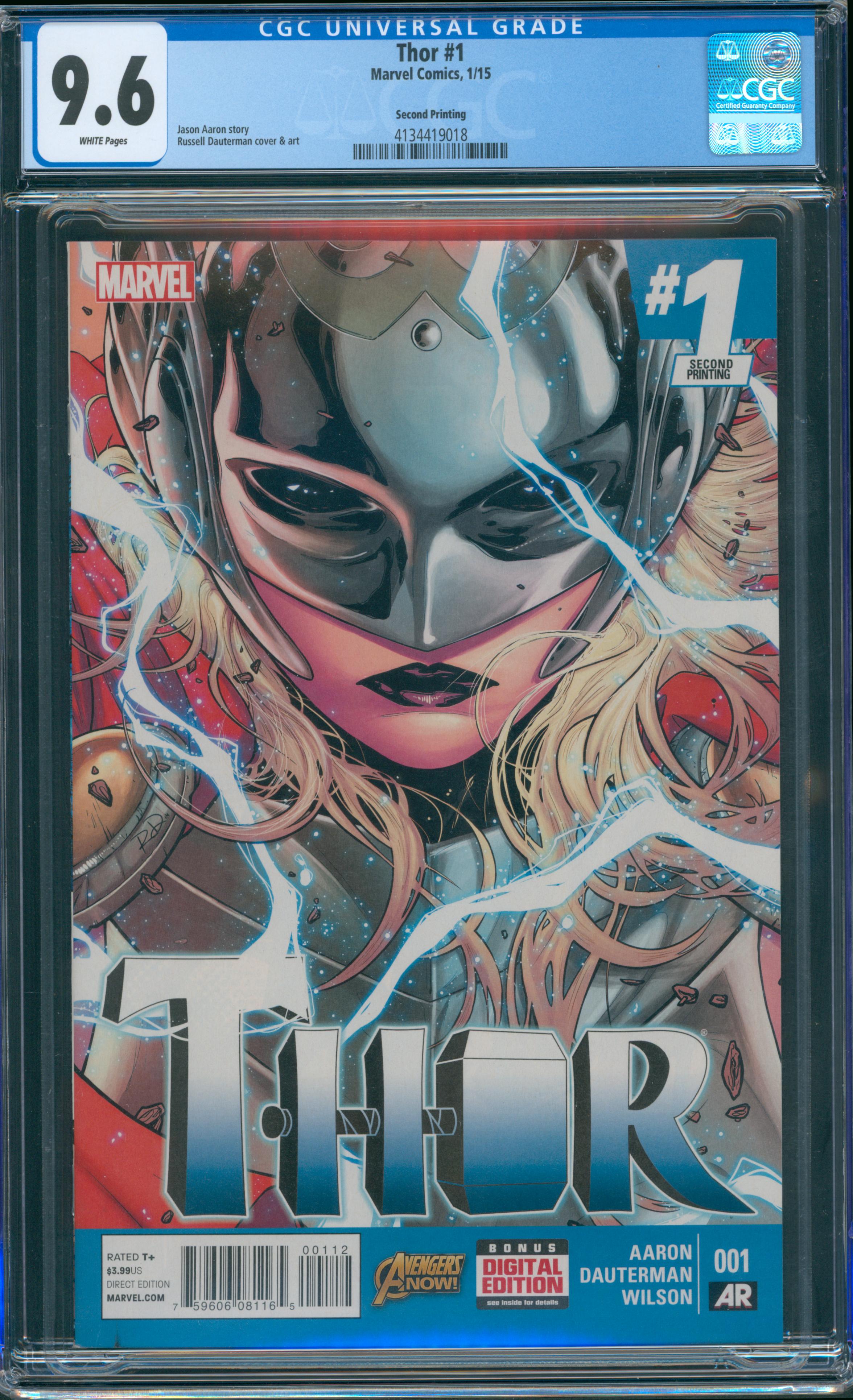 Thor #1 CGC 9.6