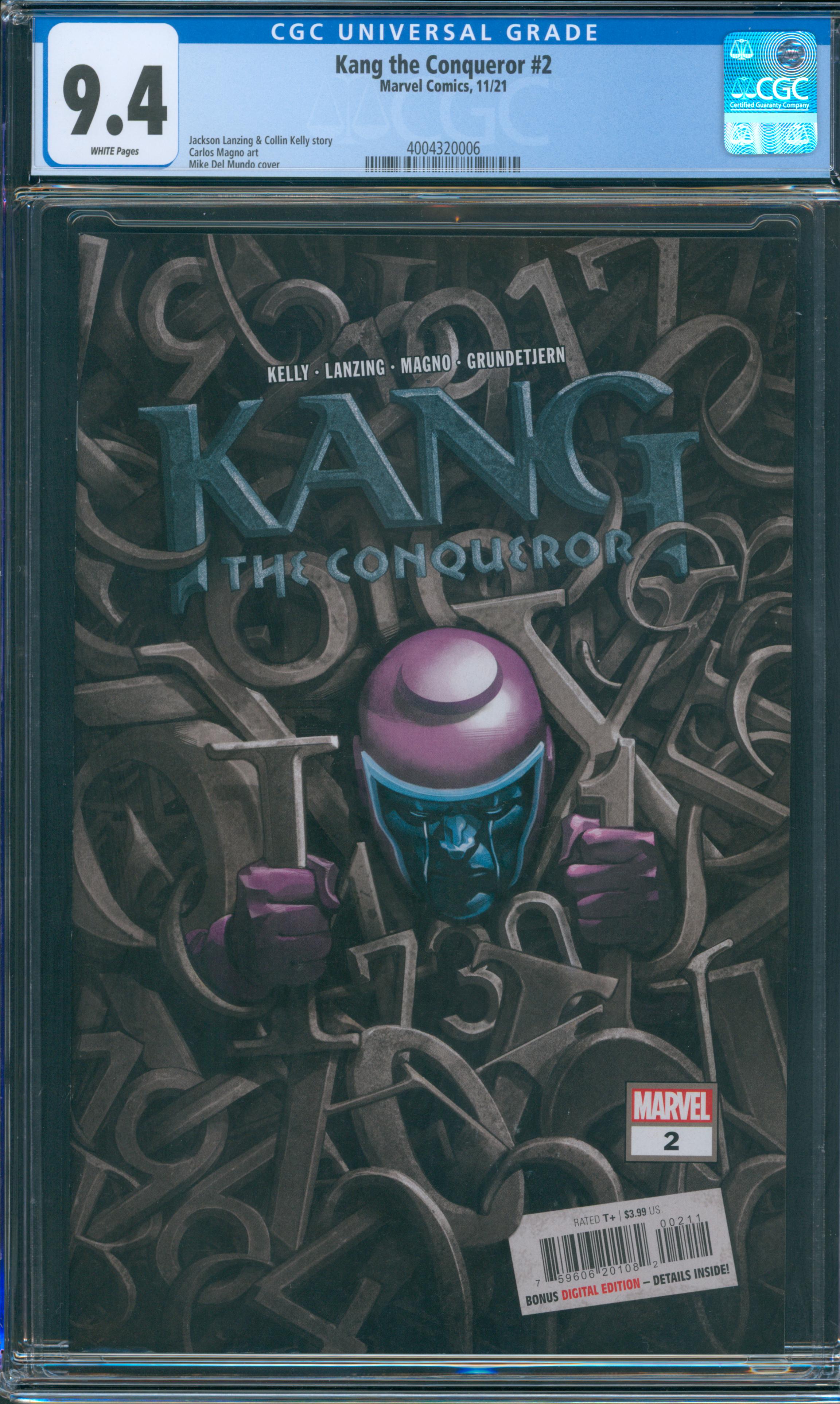 Kang the Conqueror #2 CGC 9.4