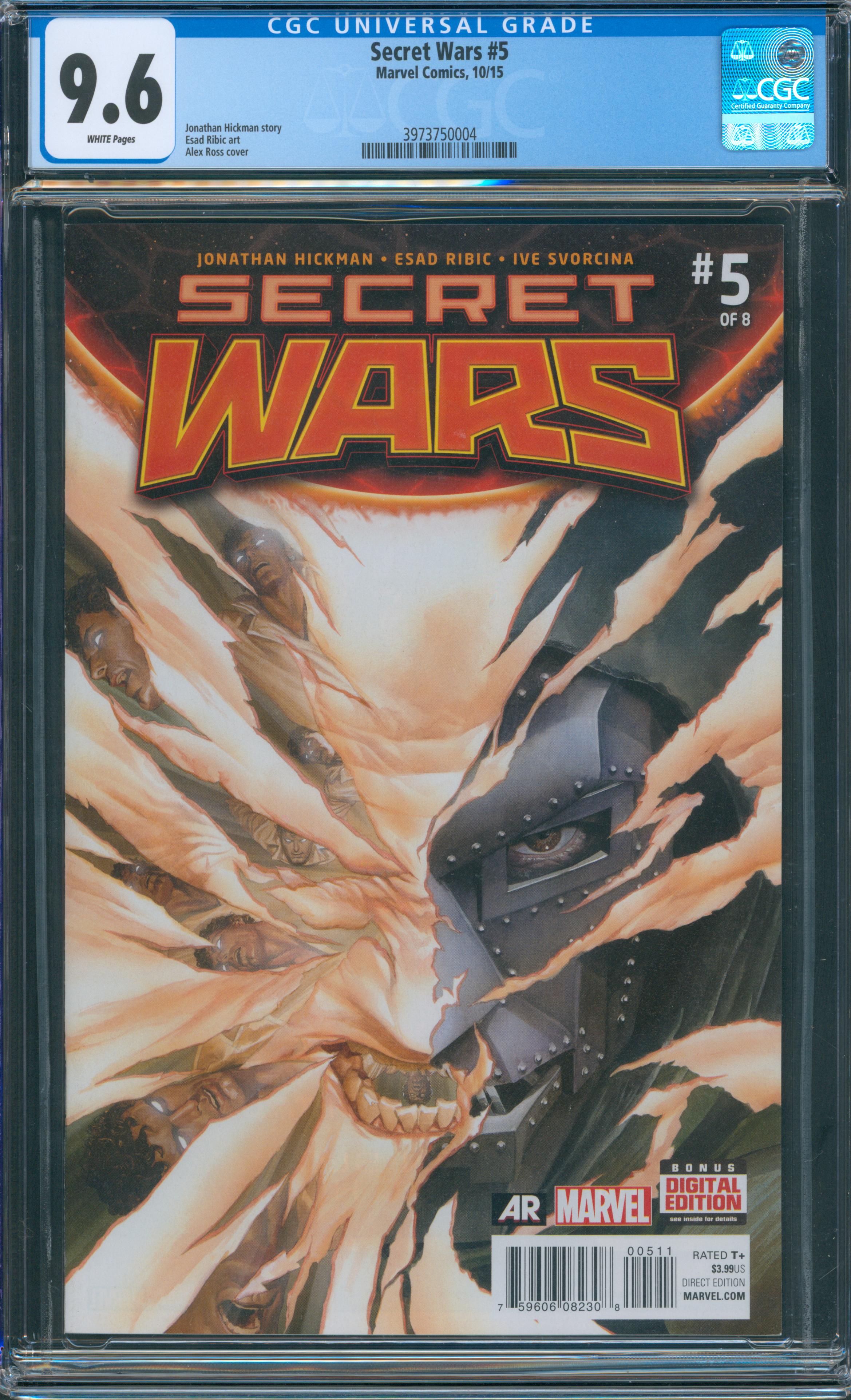 Secret Wars #5 CGC 9.6