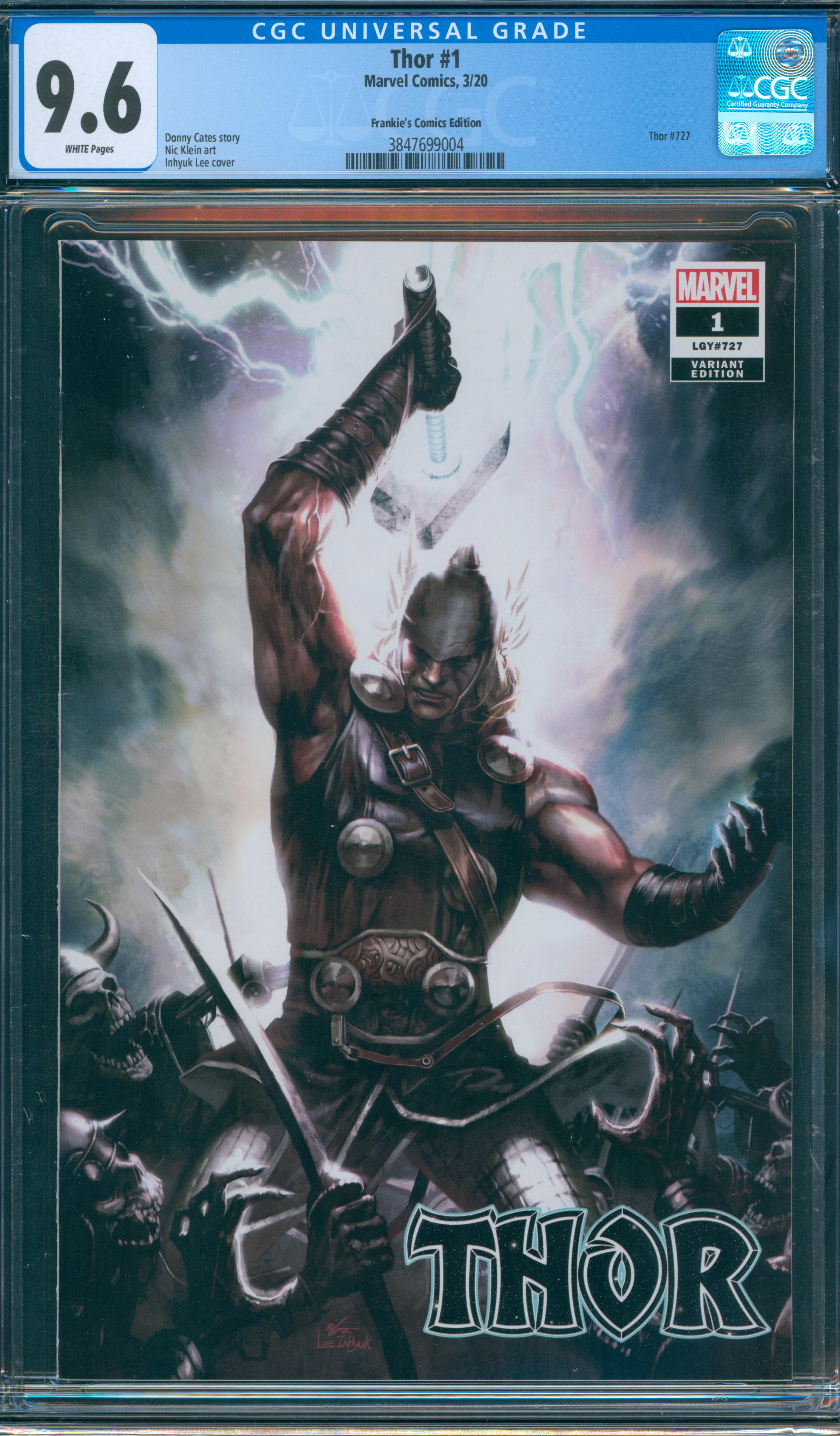 Thor #1 CGC 9.6