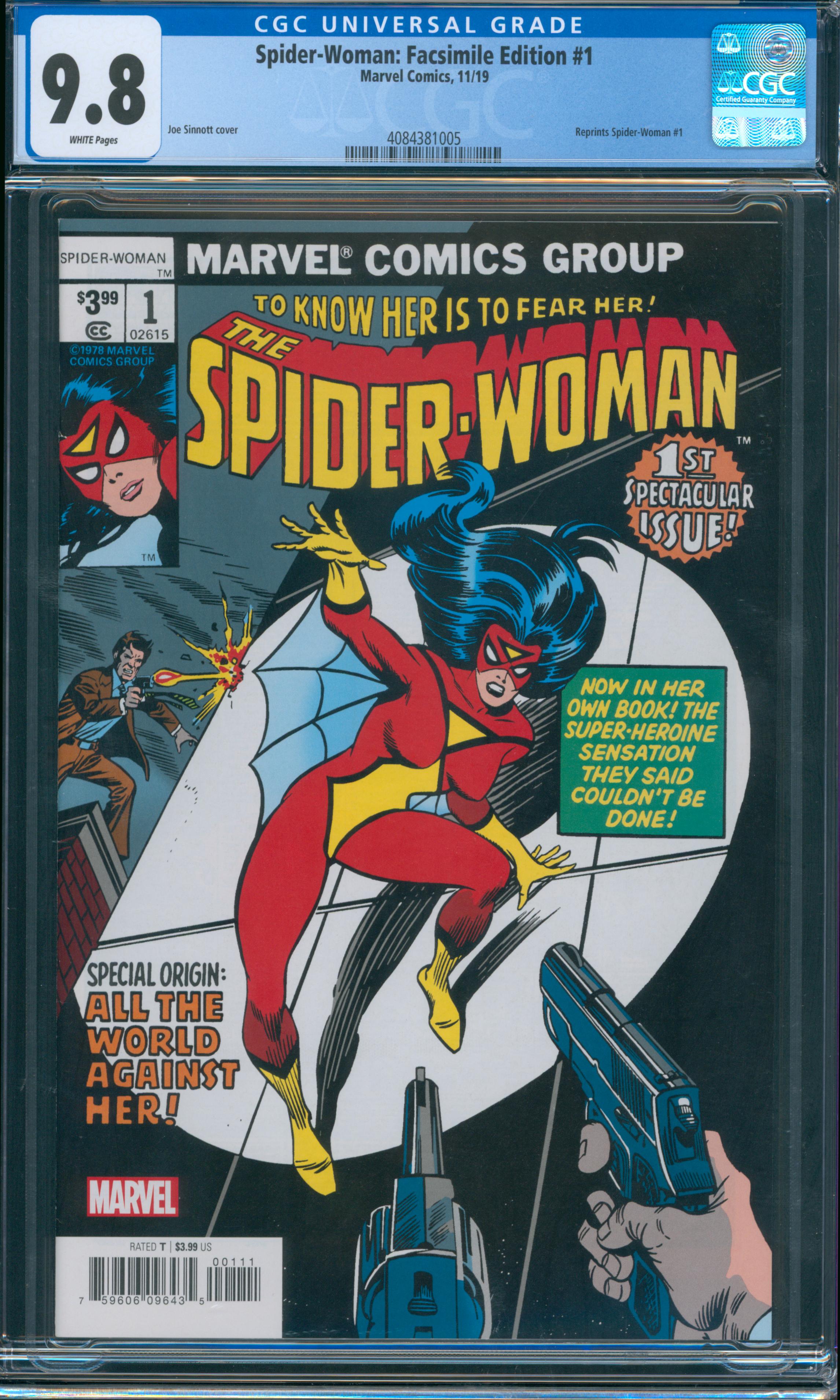 Spider-Woman: Facsimile Edition #1 CGC 9.8