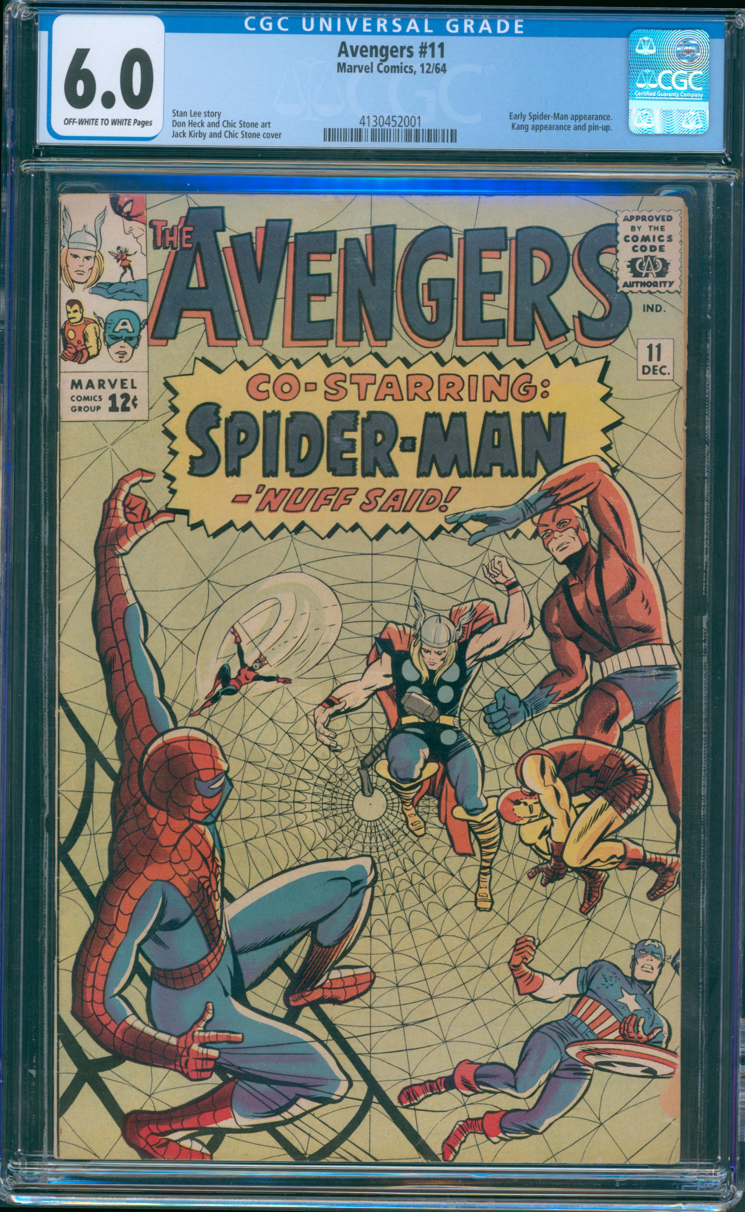 Avengers #11 CGC 6.0
