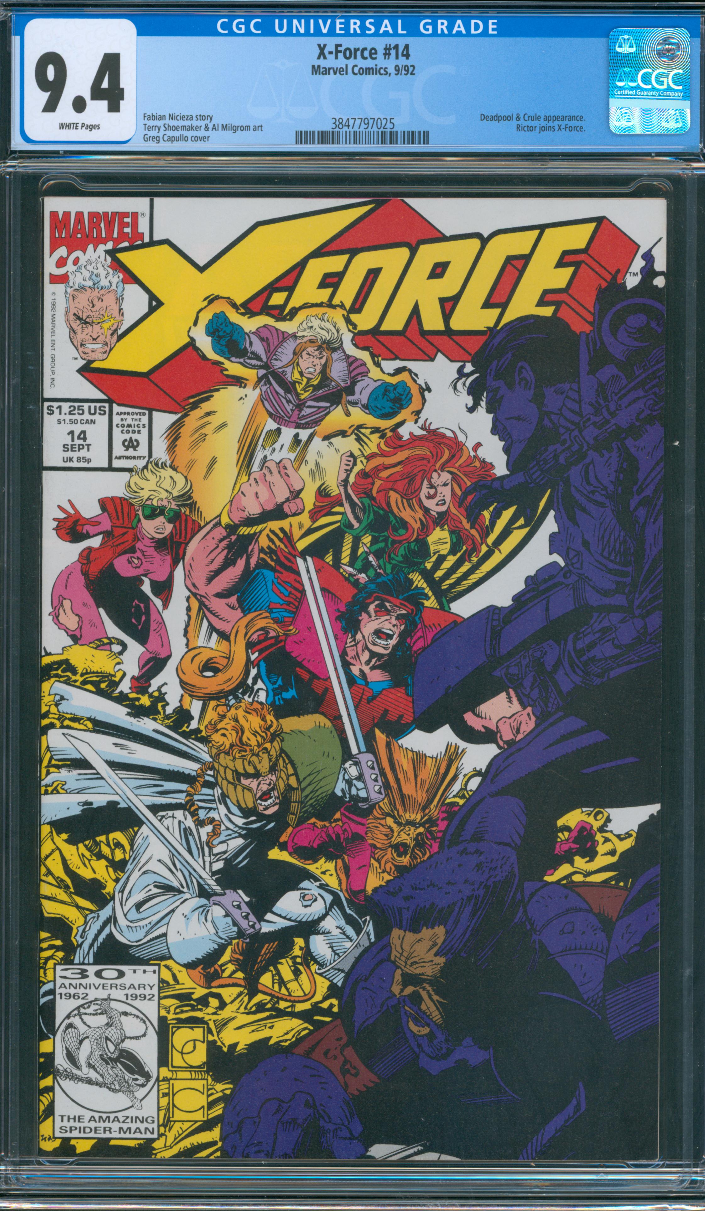 X-Force #14 CGC 9.4