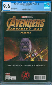 Marvel's Avengers: Infinity War Prelude #2 CGC 9.6