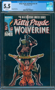 Kitty Pryde and Wolverine #4 CGC 5.5