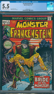 Frankenstein #2 CGC 5.5