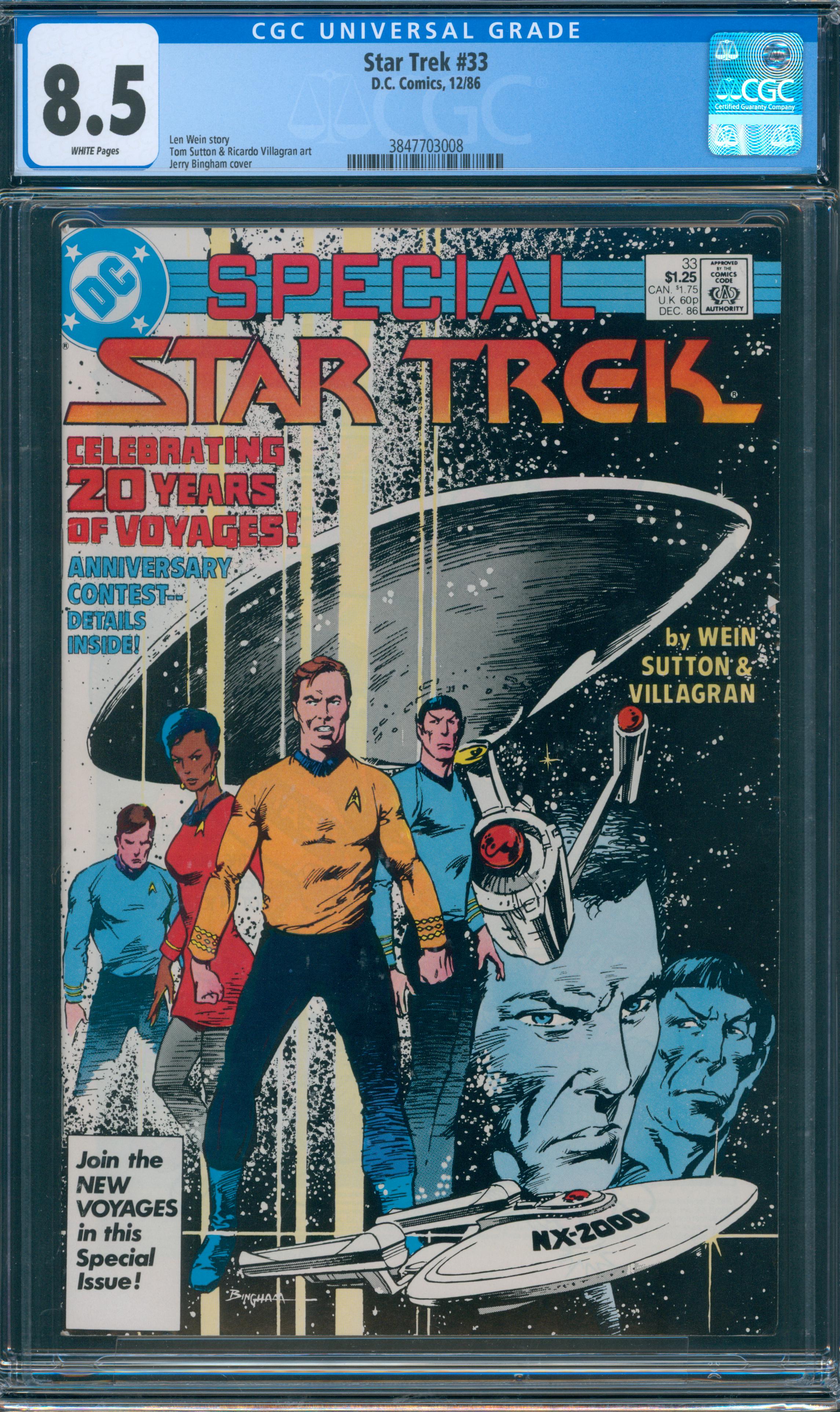 Star Trek #33 CGC 8.5