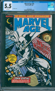 Marvel Age #74 CGC 5.5
