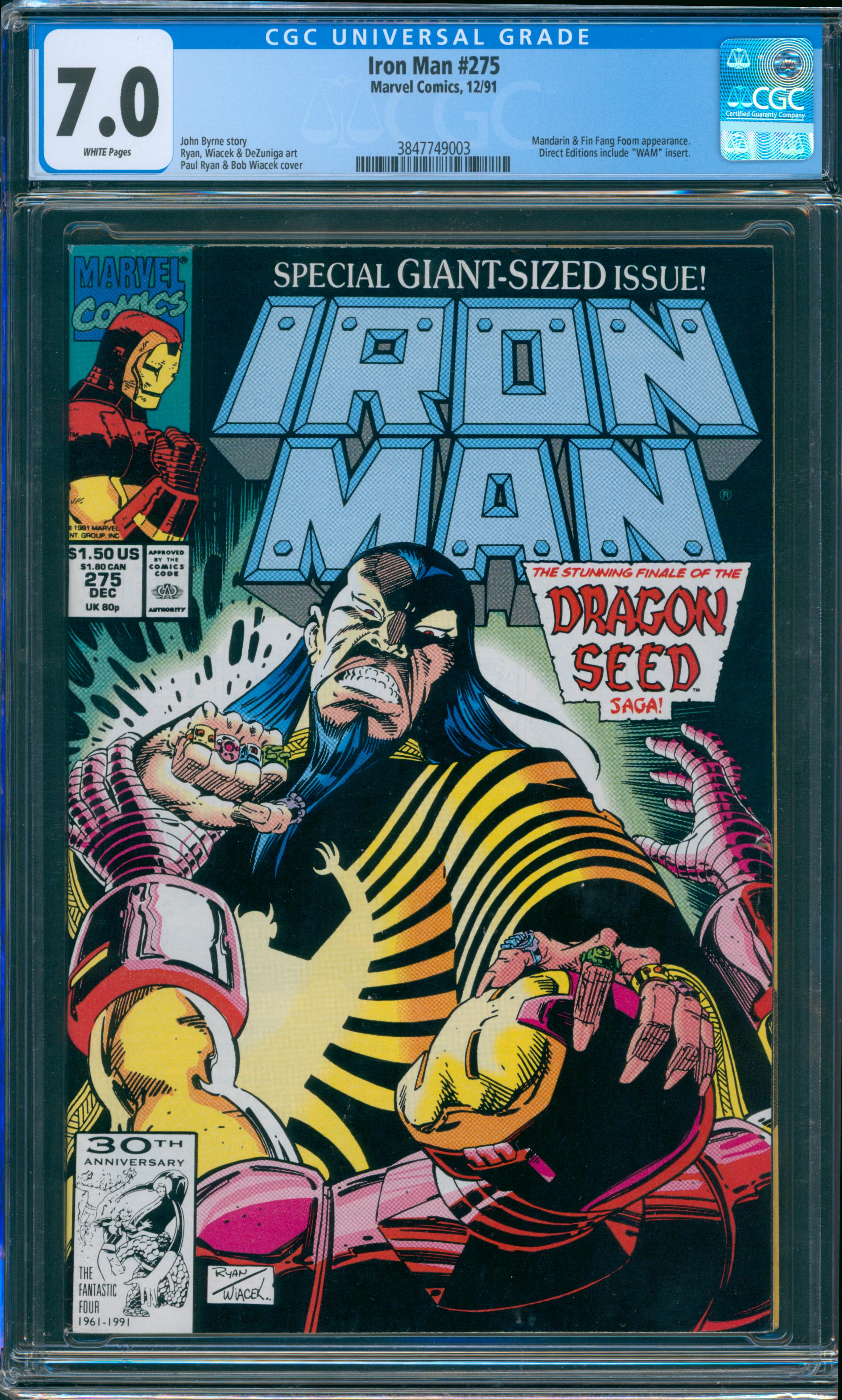 Iron Man #275 CGC 7.0