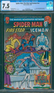 Spider-Man, Fire-Star and Iceman #nn CGC 7.5