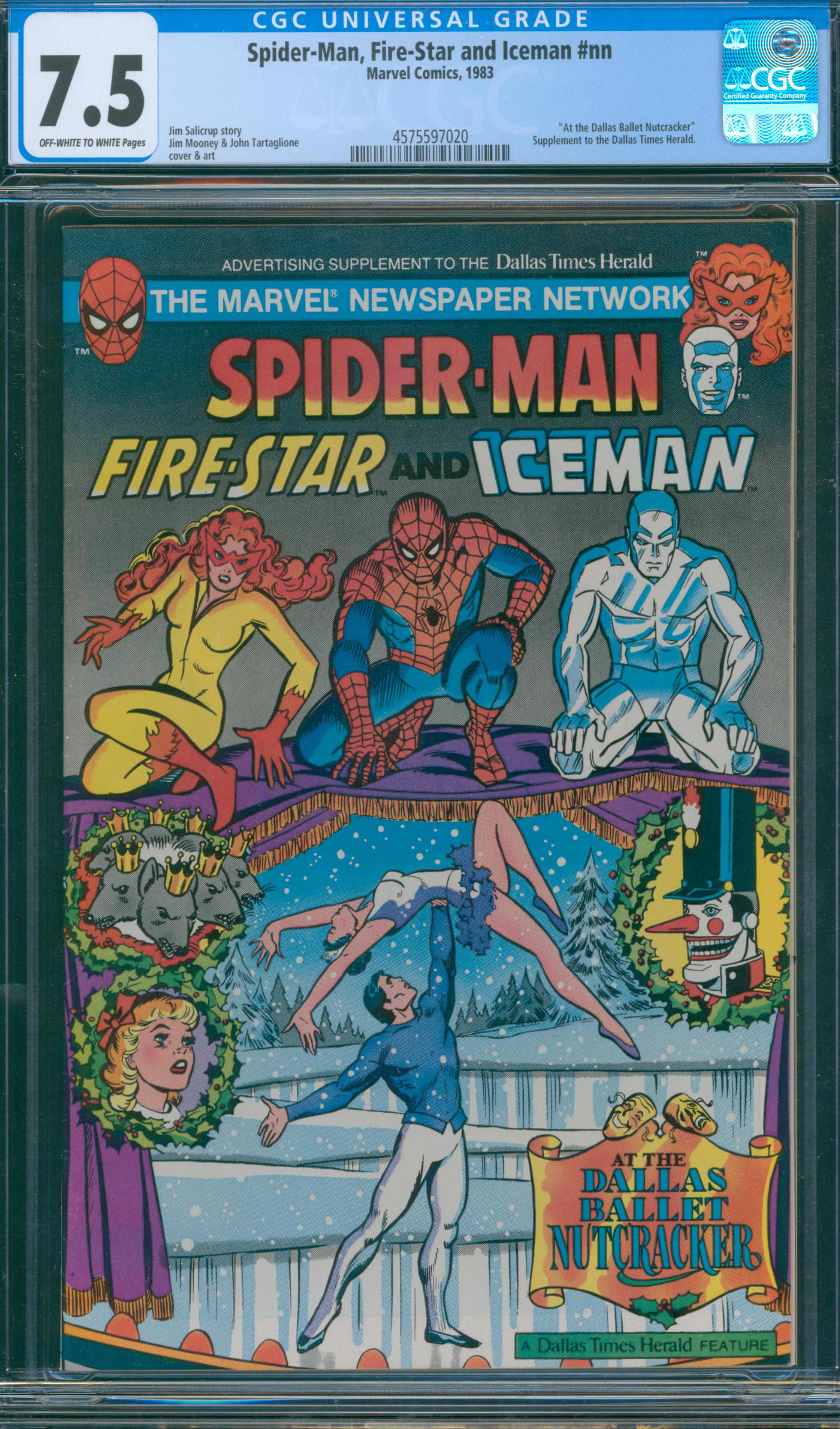 Spider-Man, Fire-Star and Iceman #nn CGC 7.5