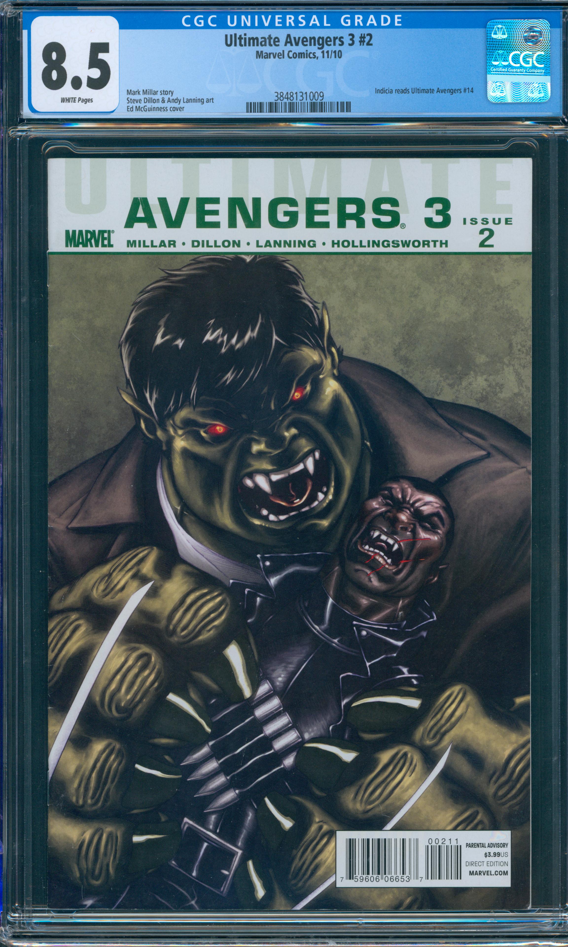 Ultimate Avengers 3 #2 CGC 8.5