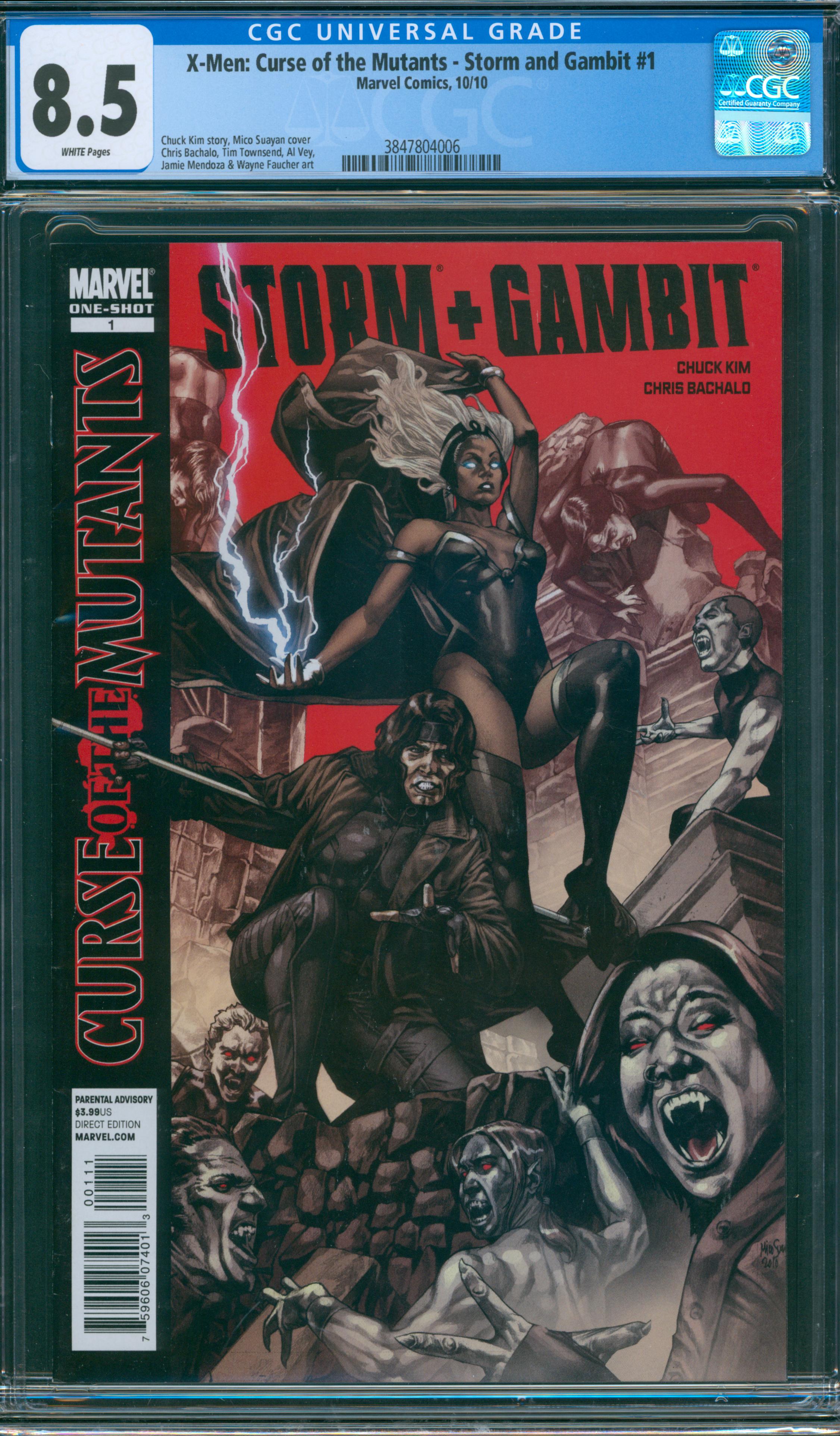 X-Men: Curse of The Mutants - Storm & Gambit #1 CGC 8.5