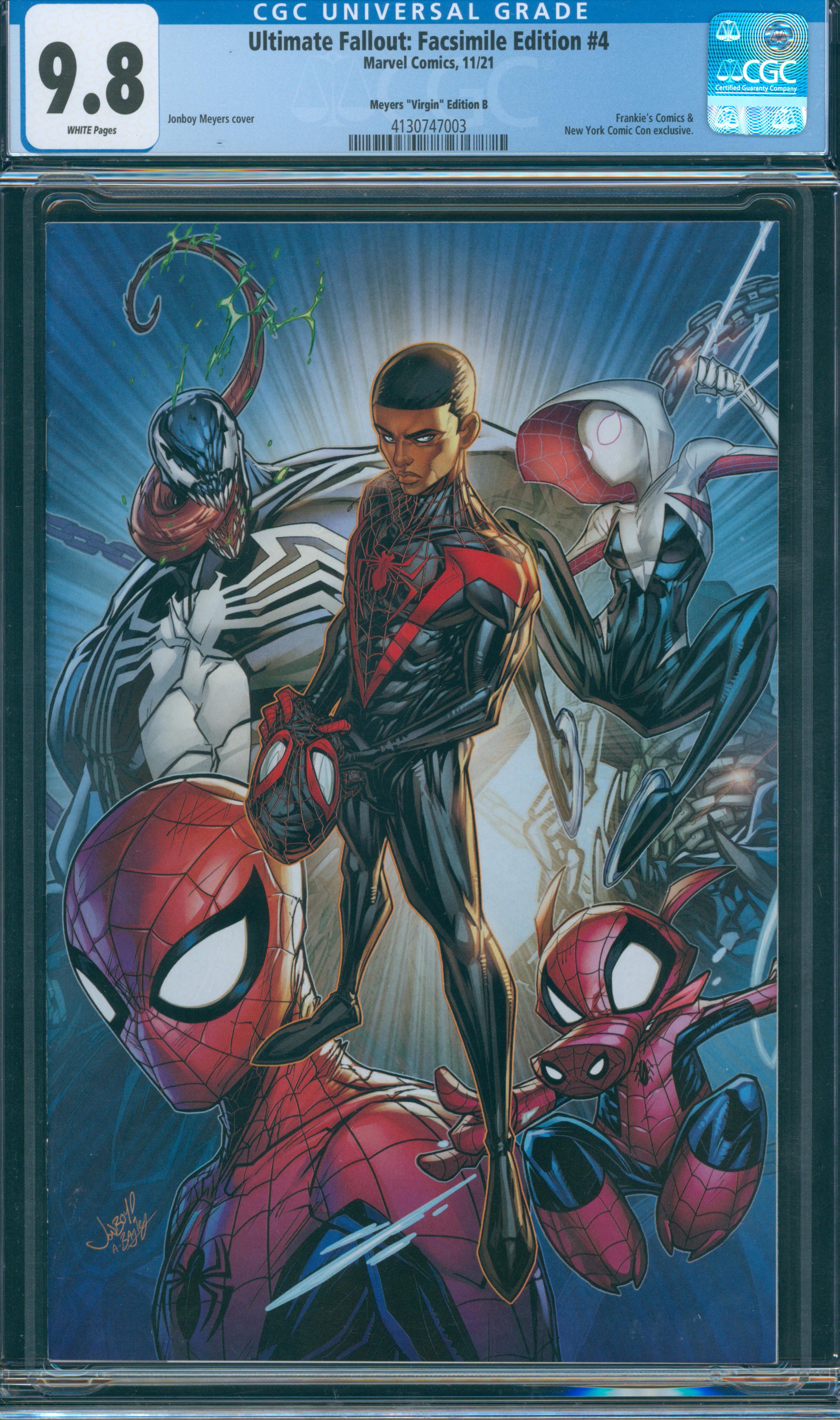 Ultimate Fallout: Facsimile Edition #4 CGC 9.8