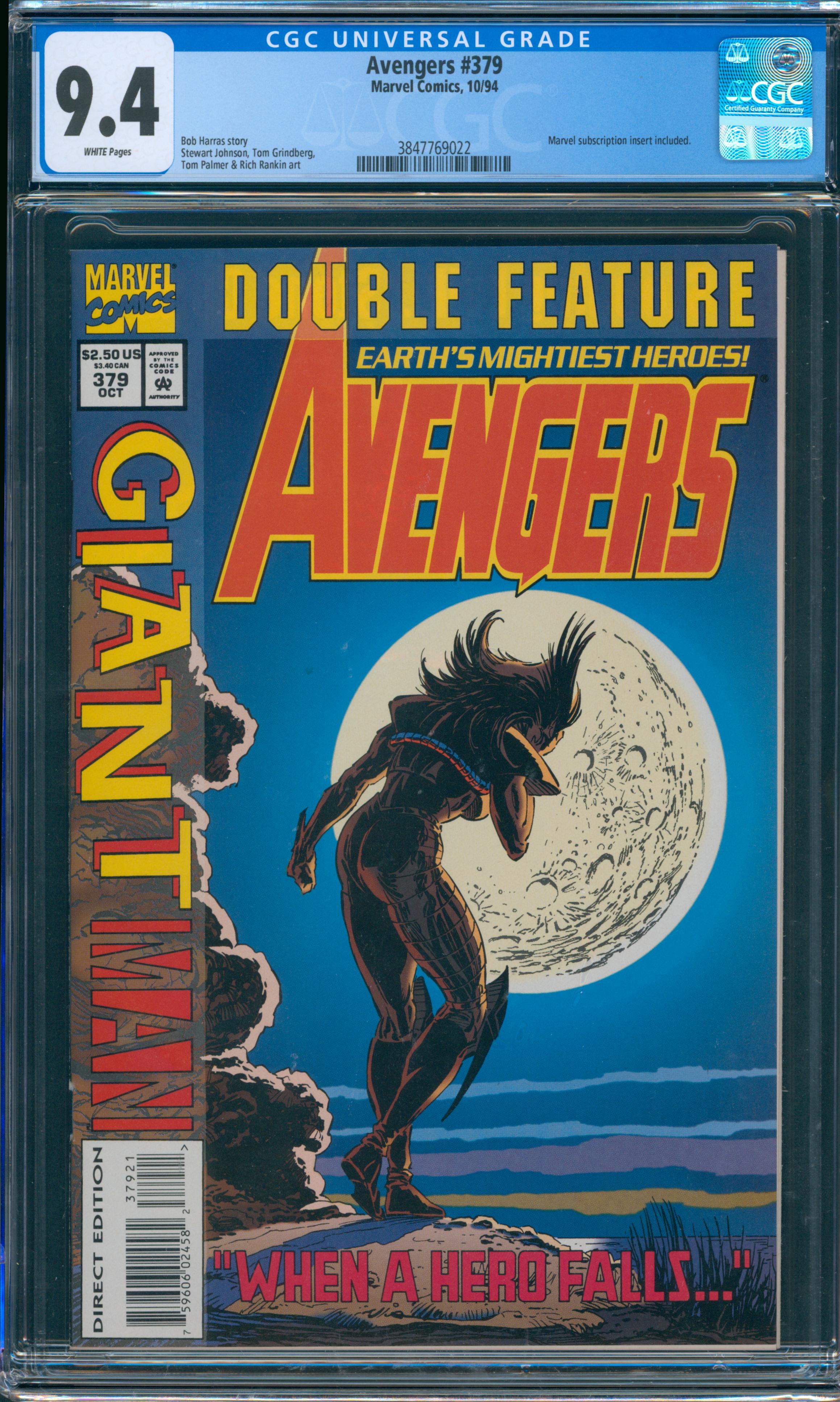 Avengers #379 CGC 9.4